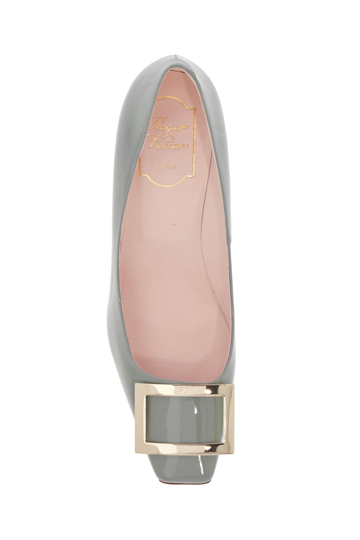 ROGER VIVIER Elegant Trompette Pumps with Square Toe and Thin Heel