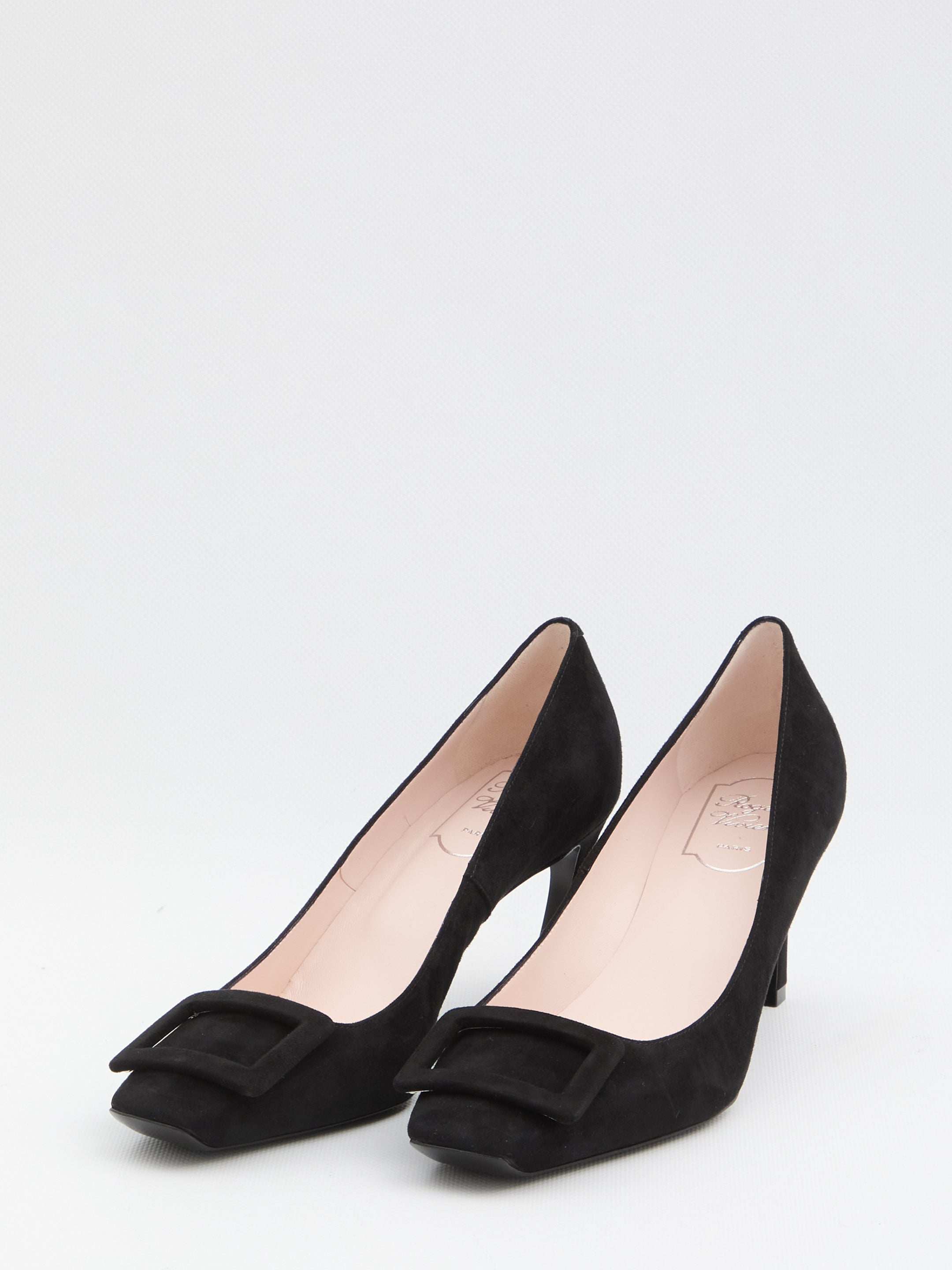 ROGER VIVIER Elegant Trompette Pumps with Square Toe - 7 cm Heel