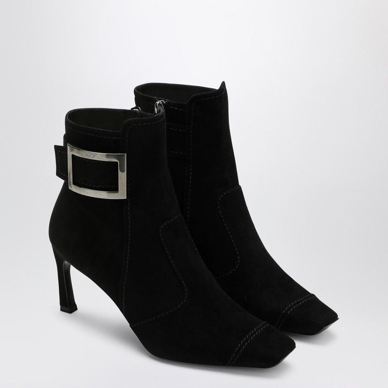 ROGER VIVIER Suede Trompette Ankle Boot for Women
