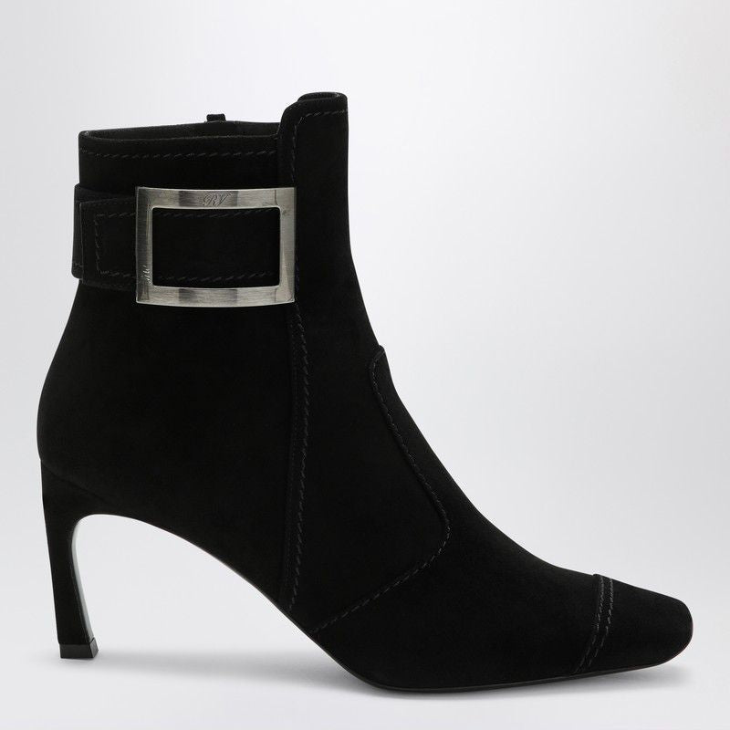 ROGER VIVIER Suede Trompette Ankle Boot for Women