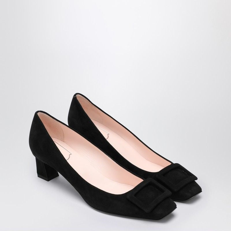 ROGER VIVIER Women's Belle Vivier Mini Pumps with Decorative Buckle
