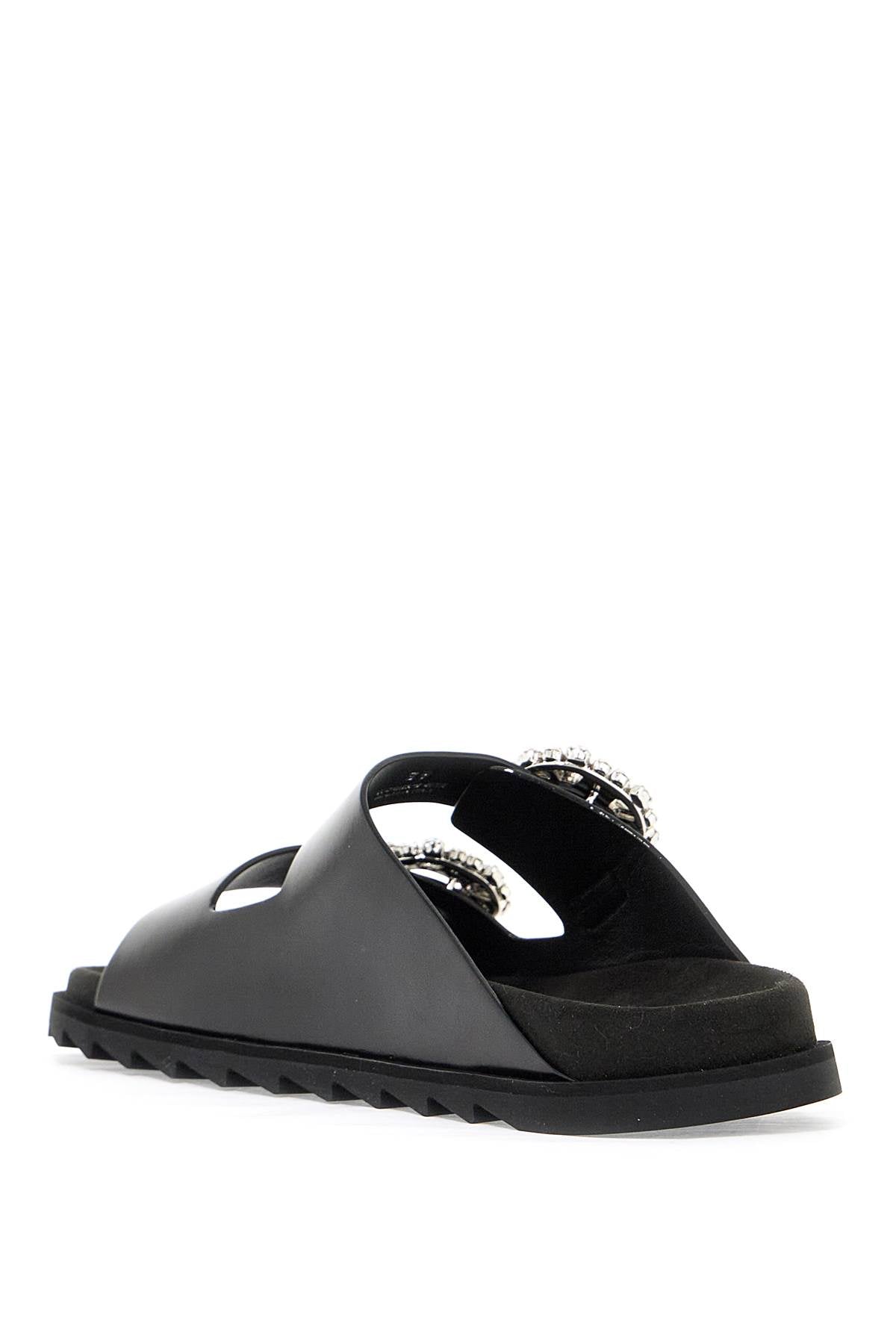 ROGER VIVIER Flat Slidy Viv Sandals for Women