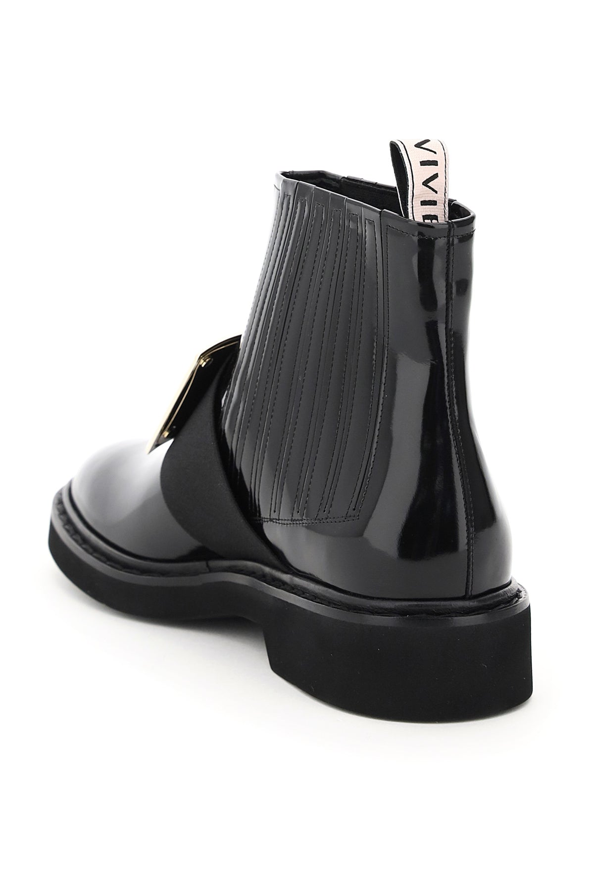 ROGER VIVIER Viv Rangers Mini Buckle Chelsea Bootie