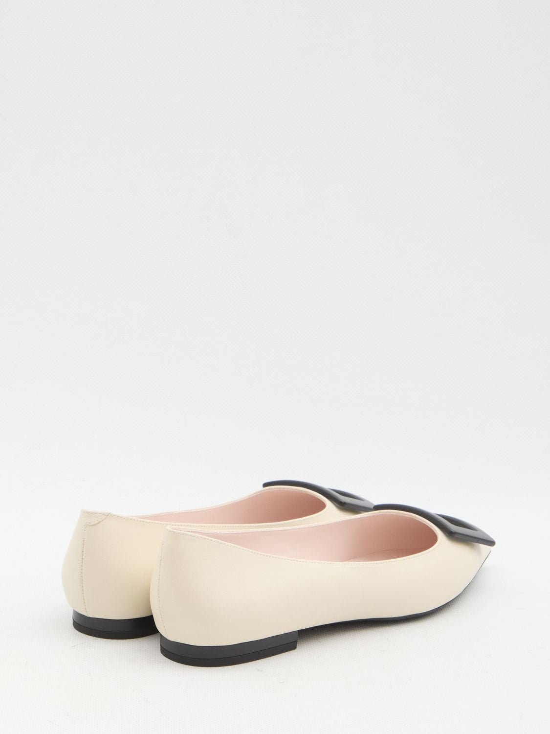ROGER VIVIER Ballerina Flats with Square Buckle - Low Heel