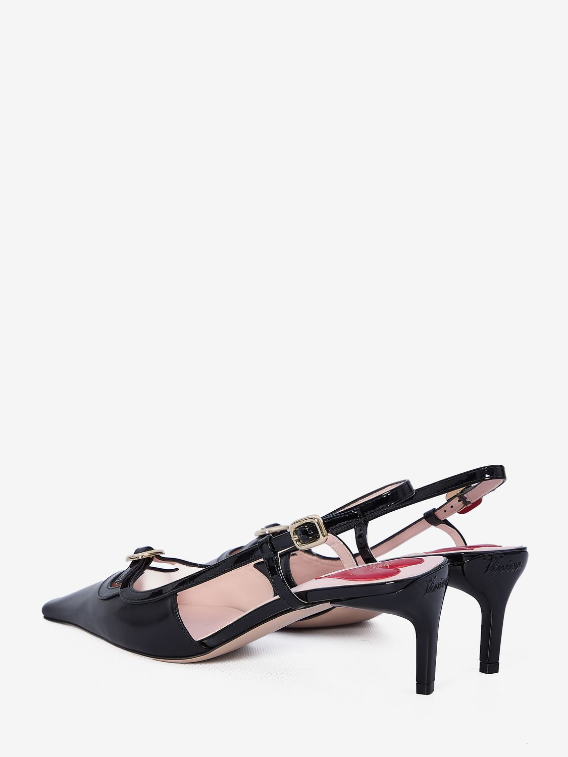 ROGER VIVIER Elegant Mini Buckle Slingback Pumps - 5.5cm Heel Height
