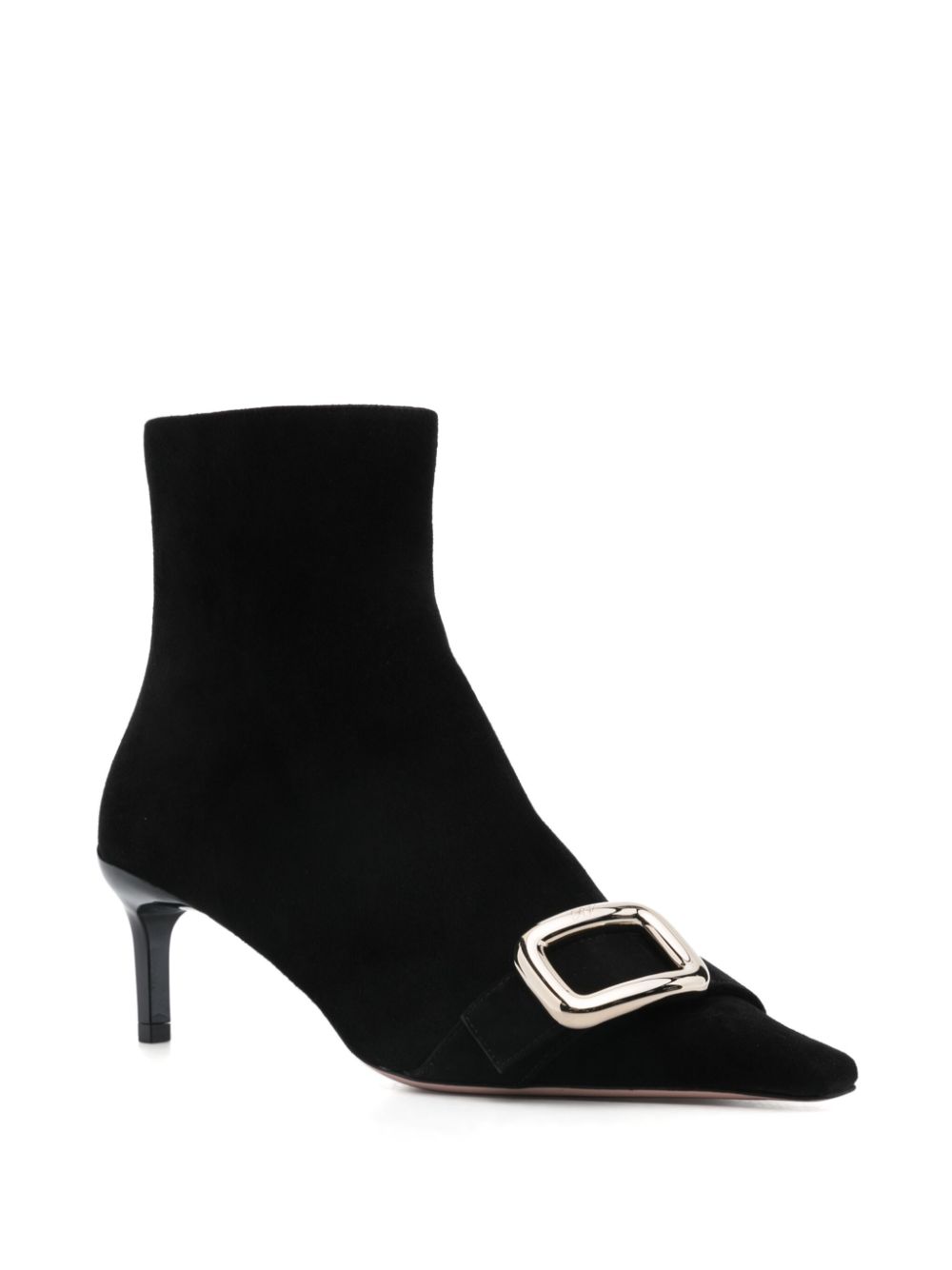 ROGER VIVIER Chic Heel Ankle Boots with Decorative Buckle - FW24