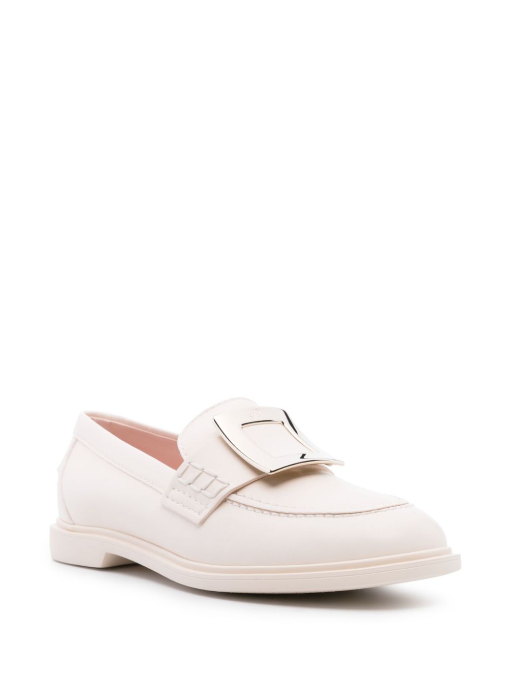ROGER VIVIER Viv Ranger Leather Loafers for Women
