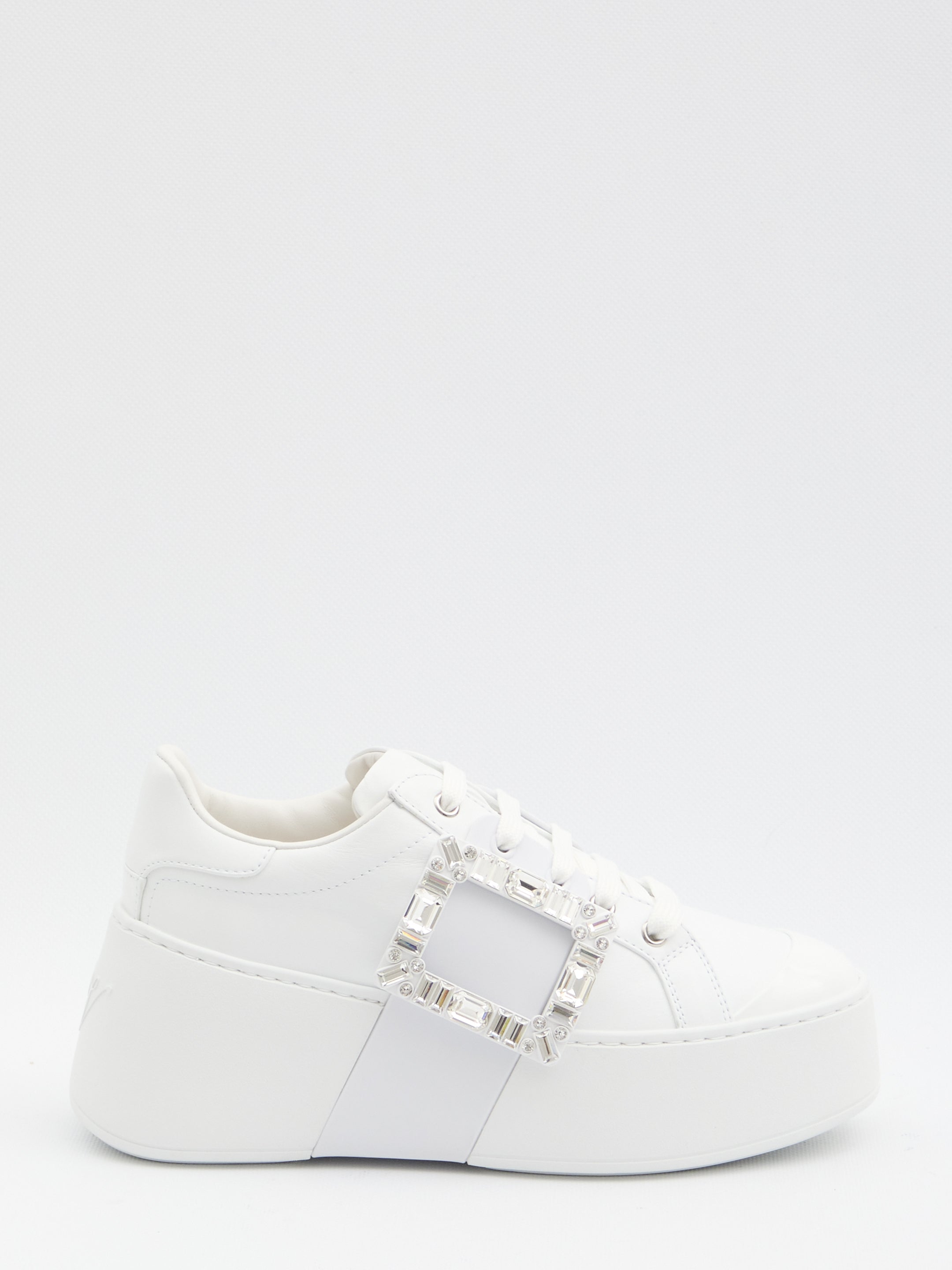 ROGER VIVIER Chic Skate Sneaker with Crystals - Sole Height 6.5 cm