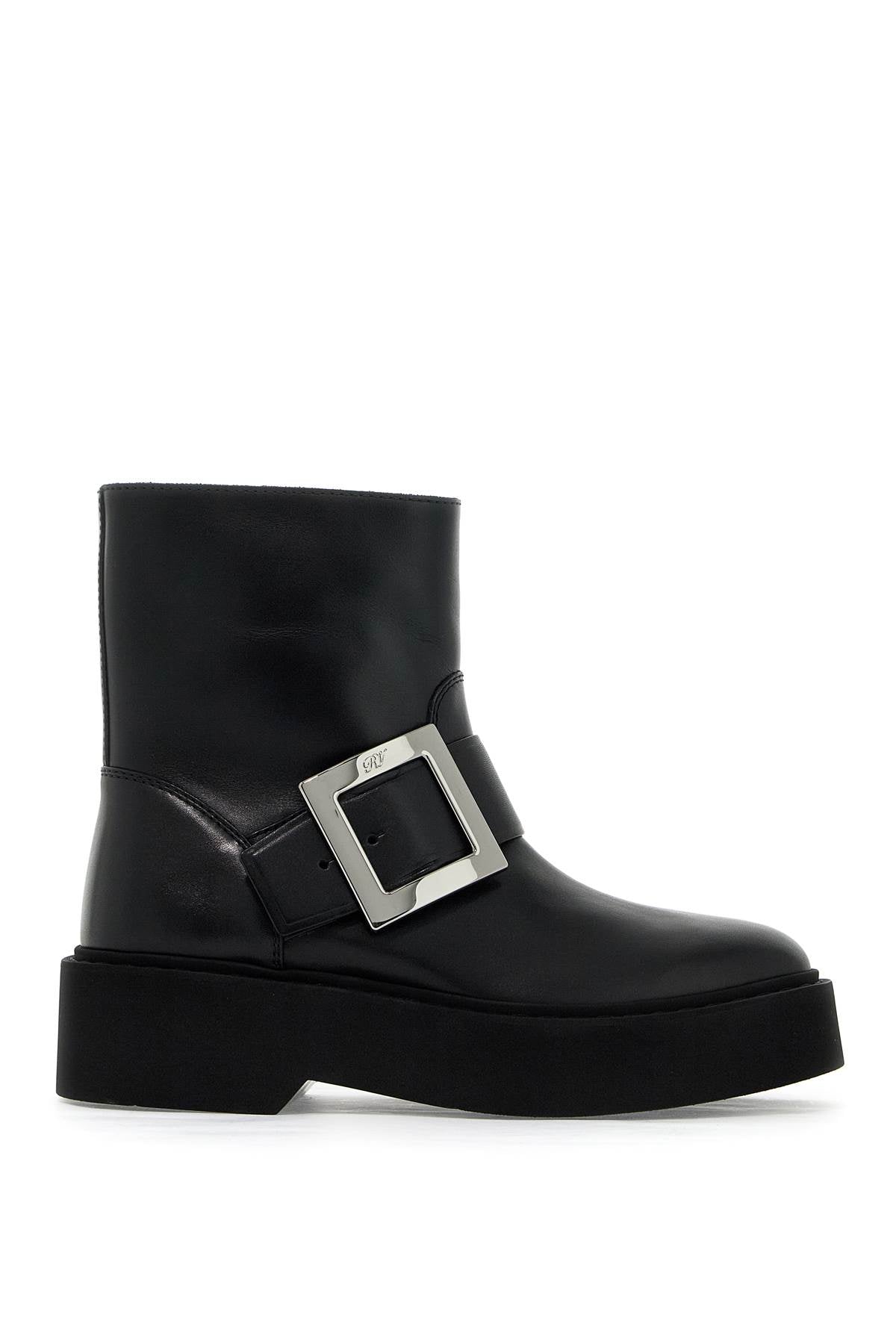 ROGER VIVIER High Biker Booties