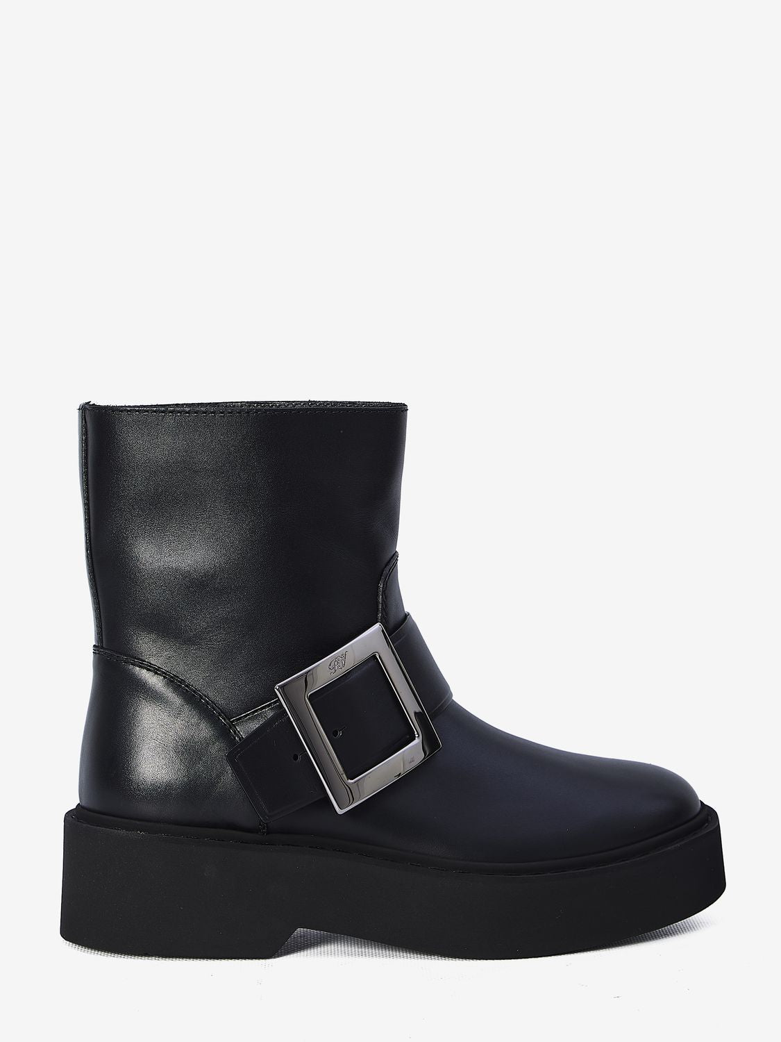 ROGER VIVIER High Biker Booties