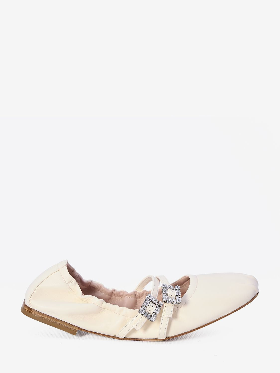 ROGER VIVIER Nappa Ballerinas with Straps