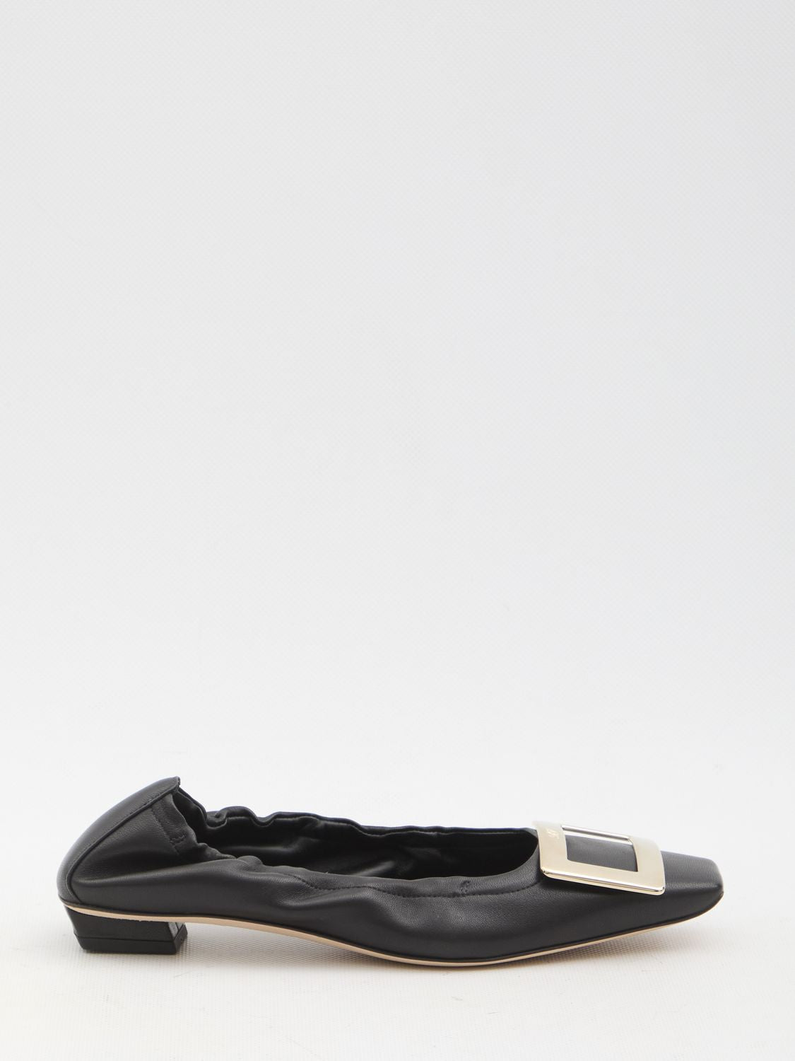 ROGER VIVIER Mini Square-Toe Ballet Flats