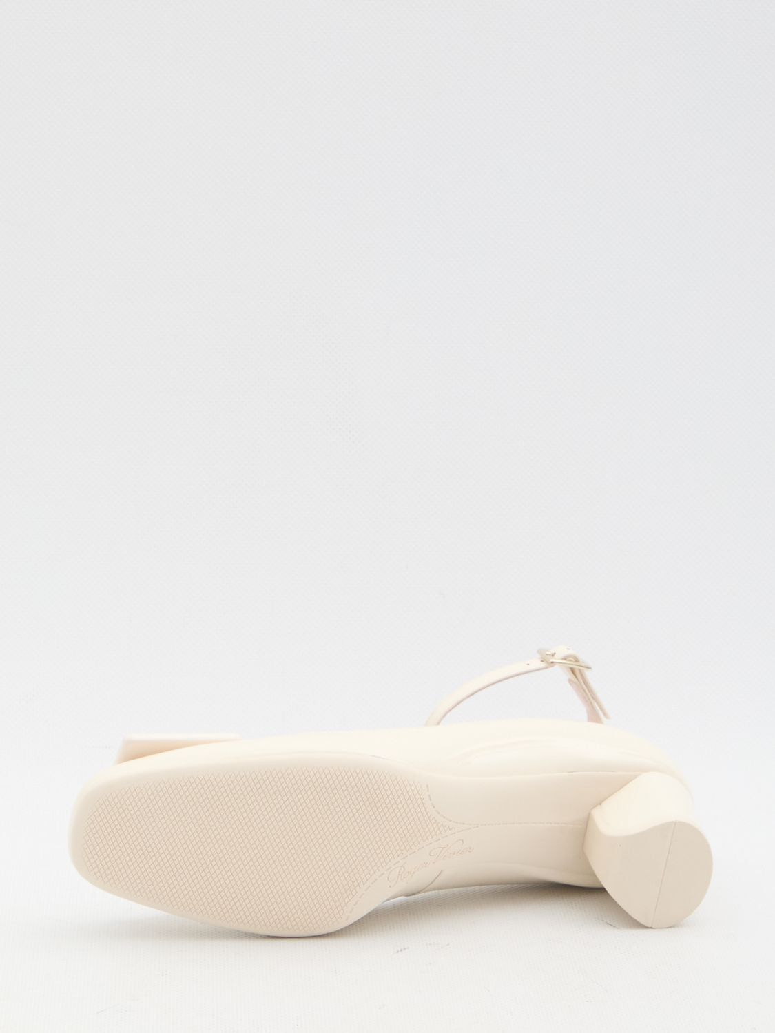 ROGER VIVIER Elegant Ankle Strap Pumps with Square Toe - Heel Height: 4.5 cm