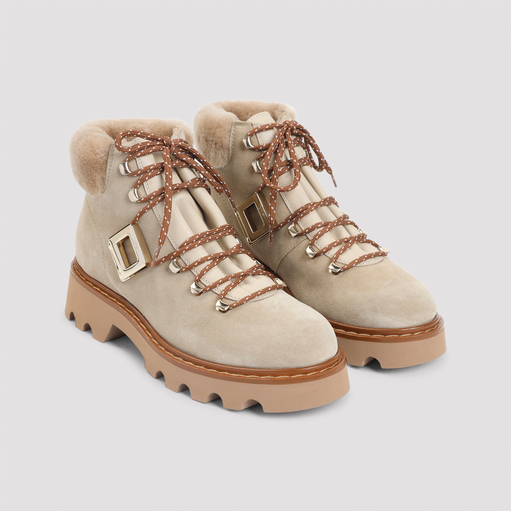 ROGER VIVIER Mini Rangers Truck Fur Bootie