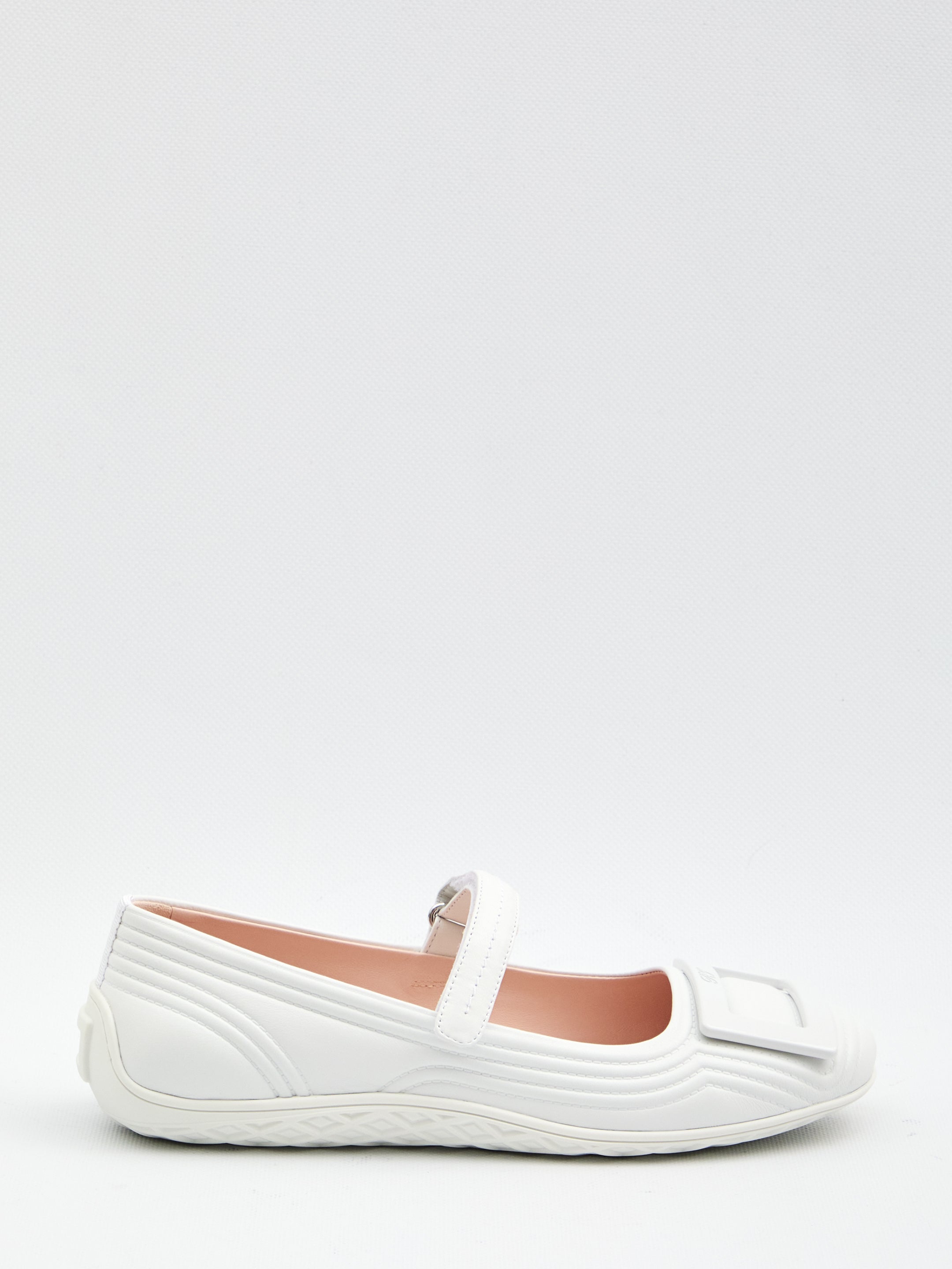 ROGER VIVIER Women’s Mini Mary Jane Ballerina Flats