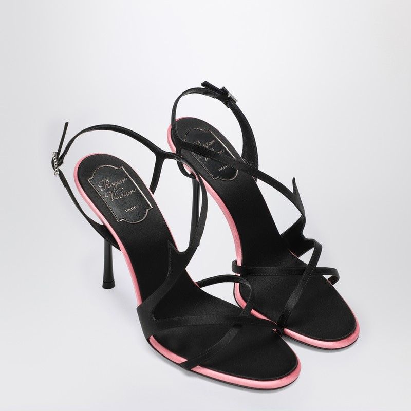 ROGER VIVIER High Heeled Satin Sandals