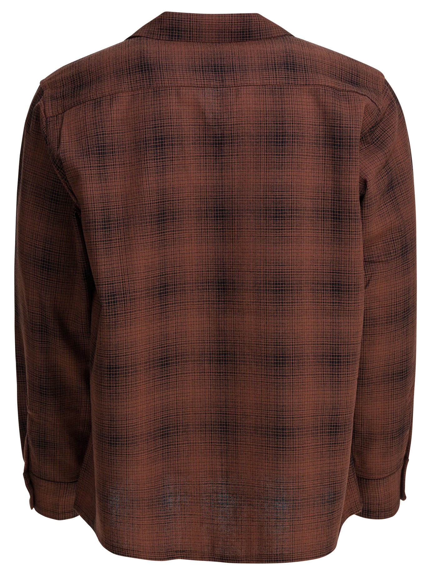 NEEDLES Checkered Design Wool Regular Fit One-Up Shirt