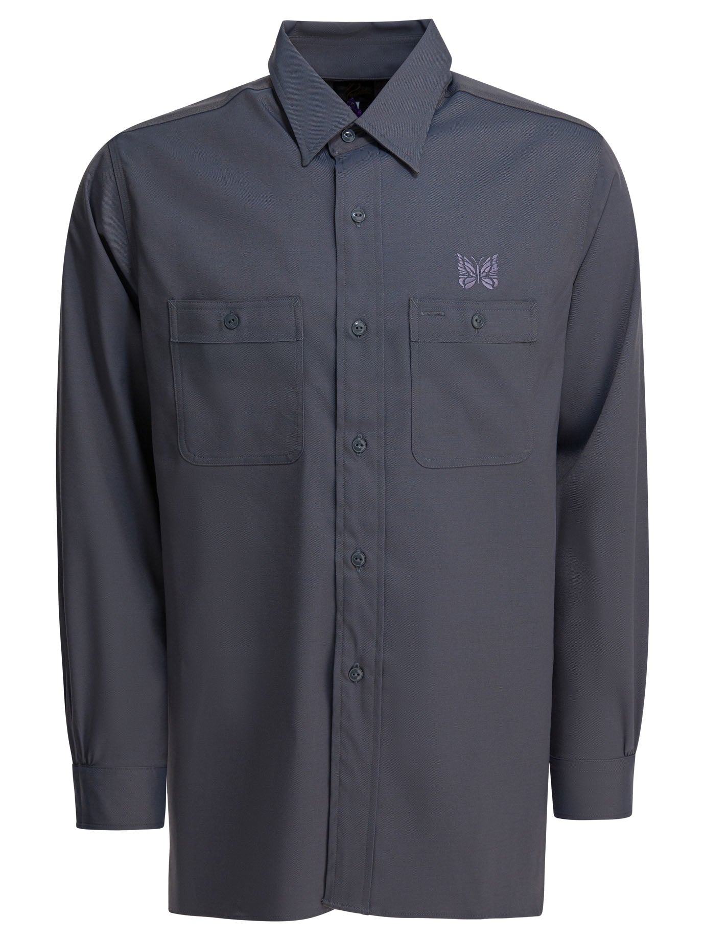 NEEDLES Cavalry Twill Regular Fit Shirt