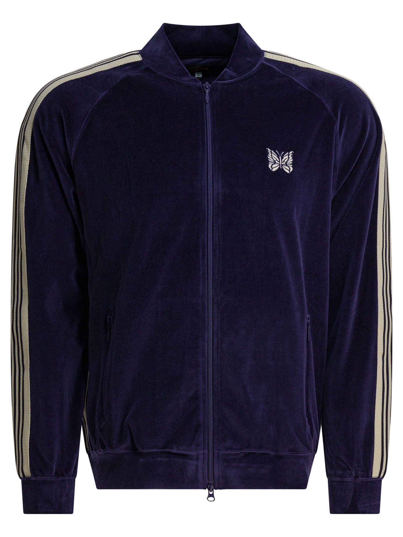 NEEDLES Regular Fit Zipper Sweatshirt with Embroidered Logo