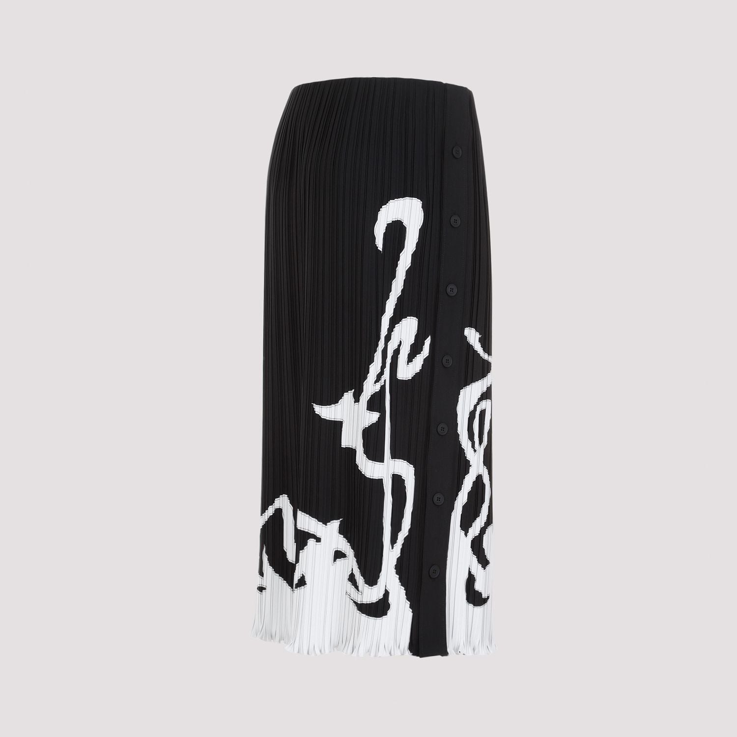 LANVIN Pleated Long Skirt for Women