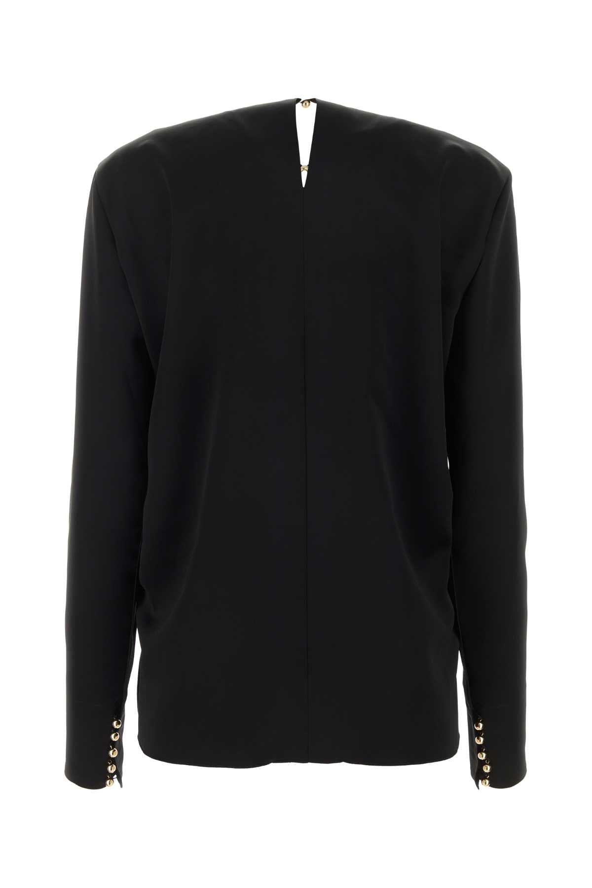 LANVIN Elegant Triacetate Blend Blouse