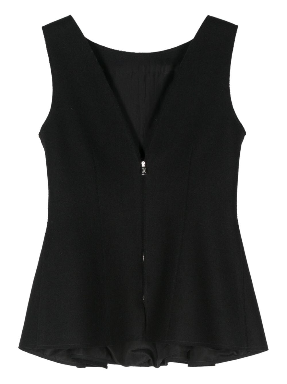 LANVIN Sleeveless Flared Mini Top