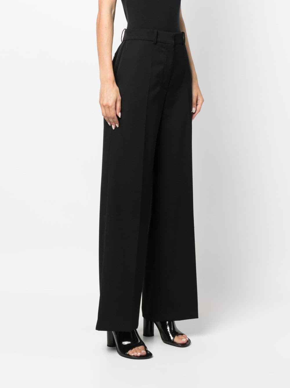 LANVIN Wide Leg Tailored Trousers, High Waist Style