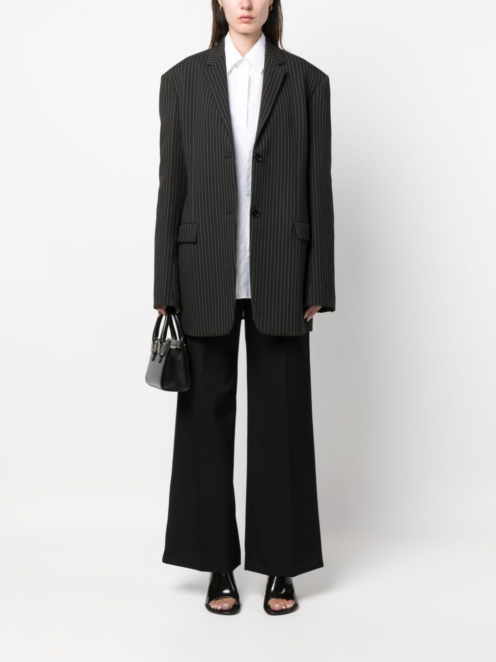 LANVIN Wide Leg Tailored Trousers, High Waist Style