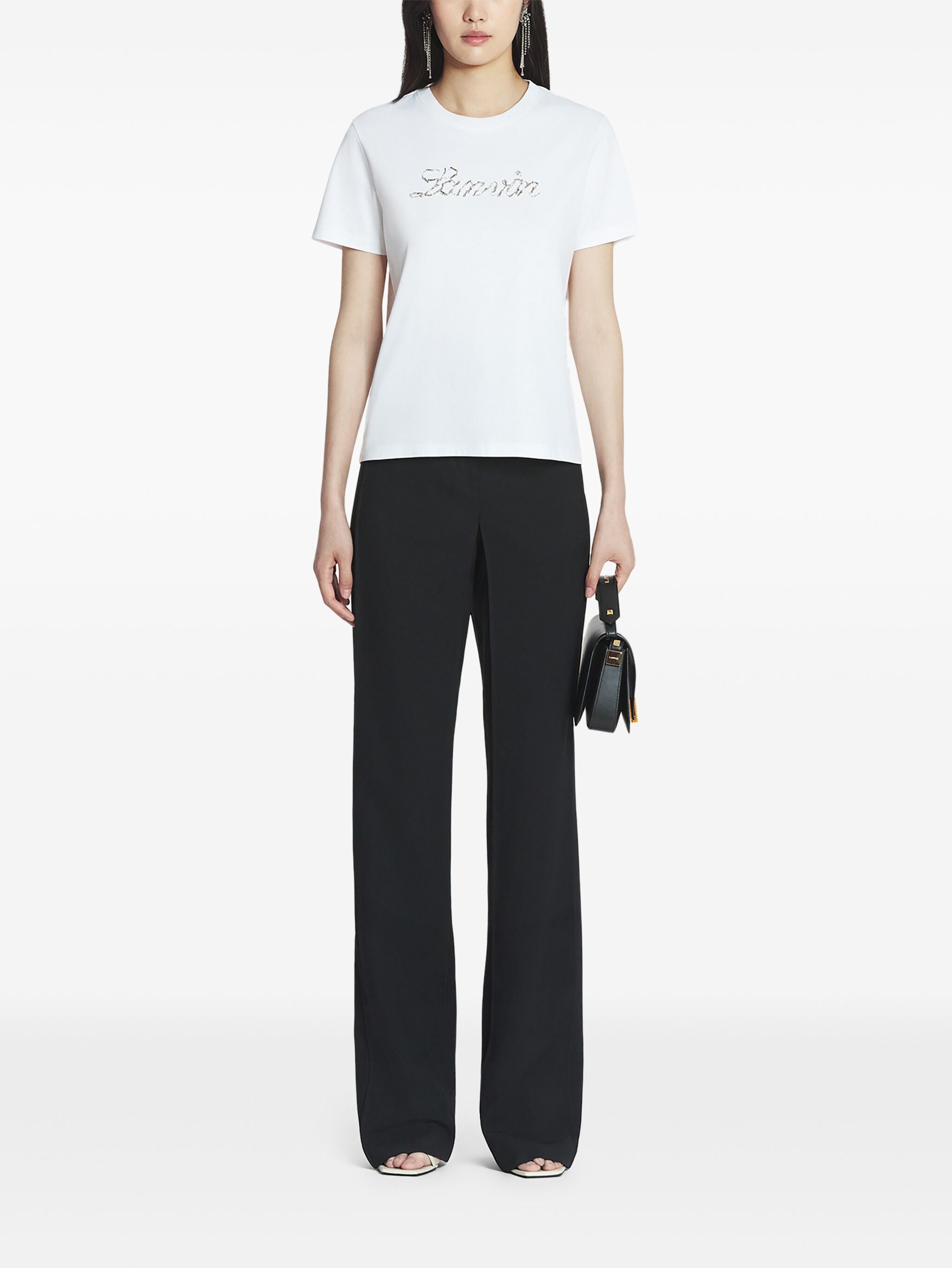 LANVIN Elegant Wool Trousers with Belt - Women’s Edition