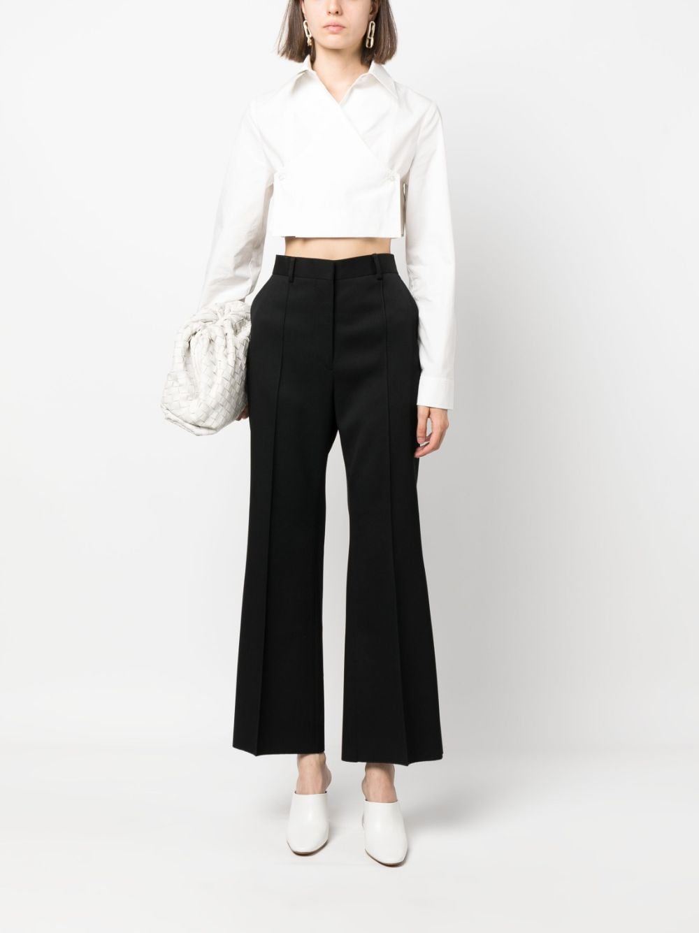 LANVIN Flared Tailored Pant - Size 10