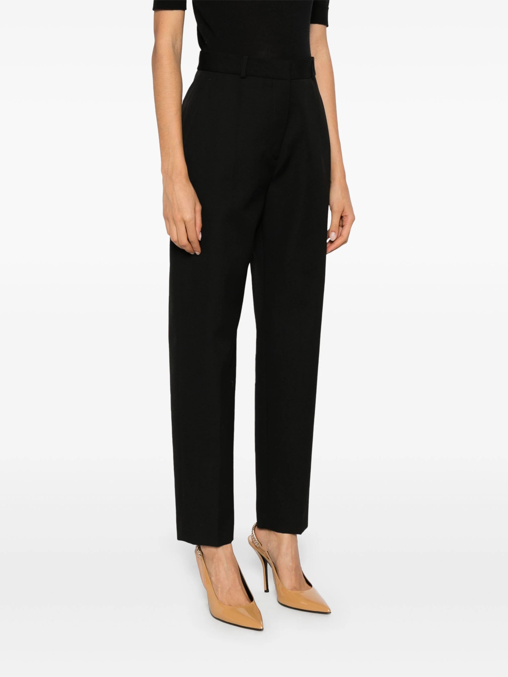 LANVIN Women's Tapered Wool Trousers - SS25