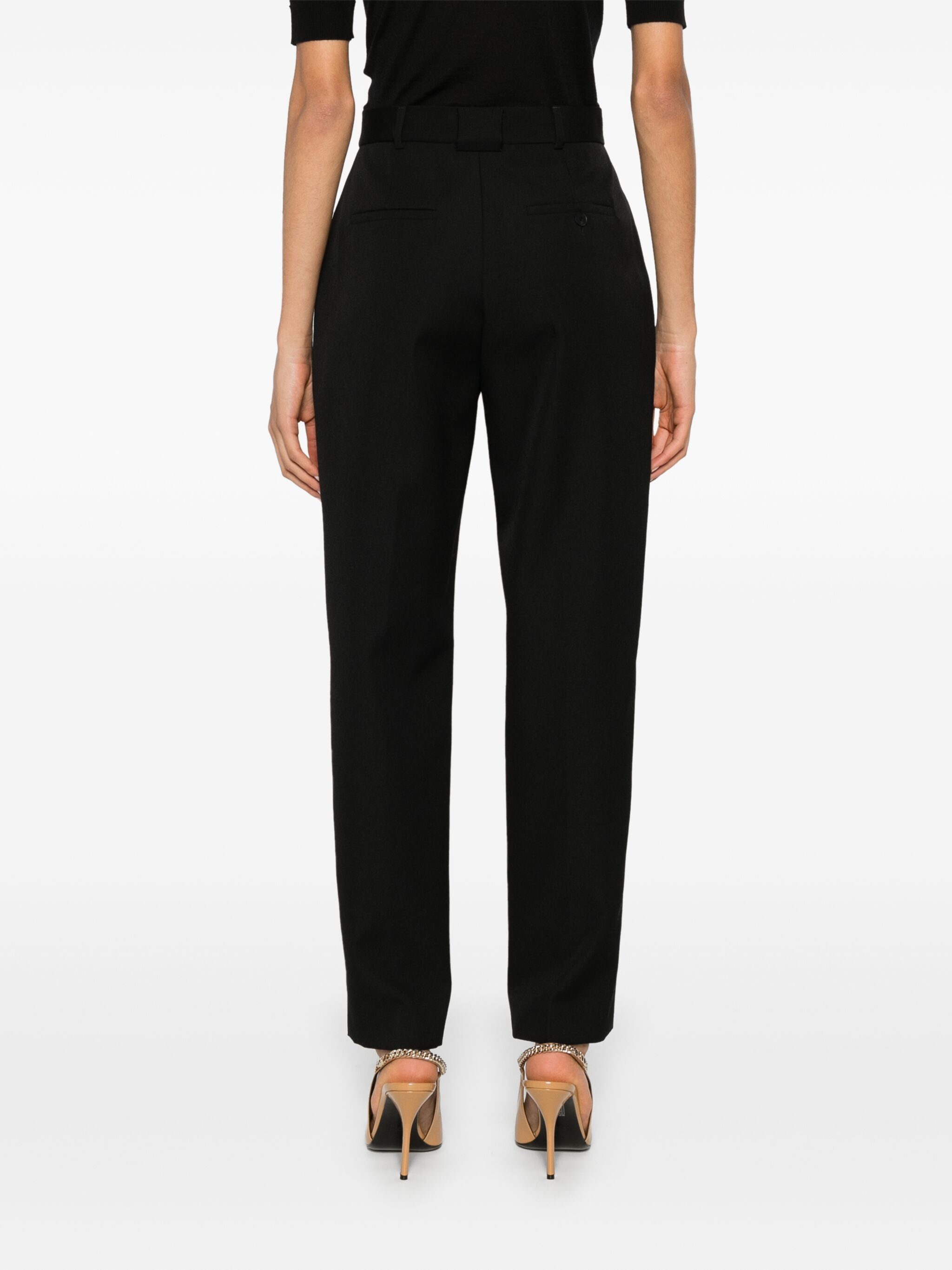LANVIN Women's Tapered Wool Trousers - SS25