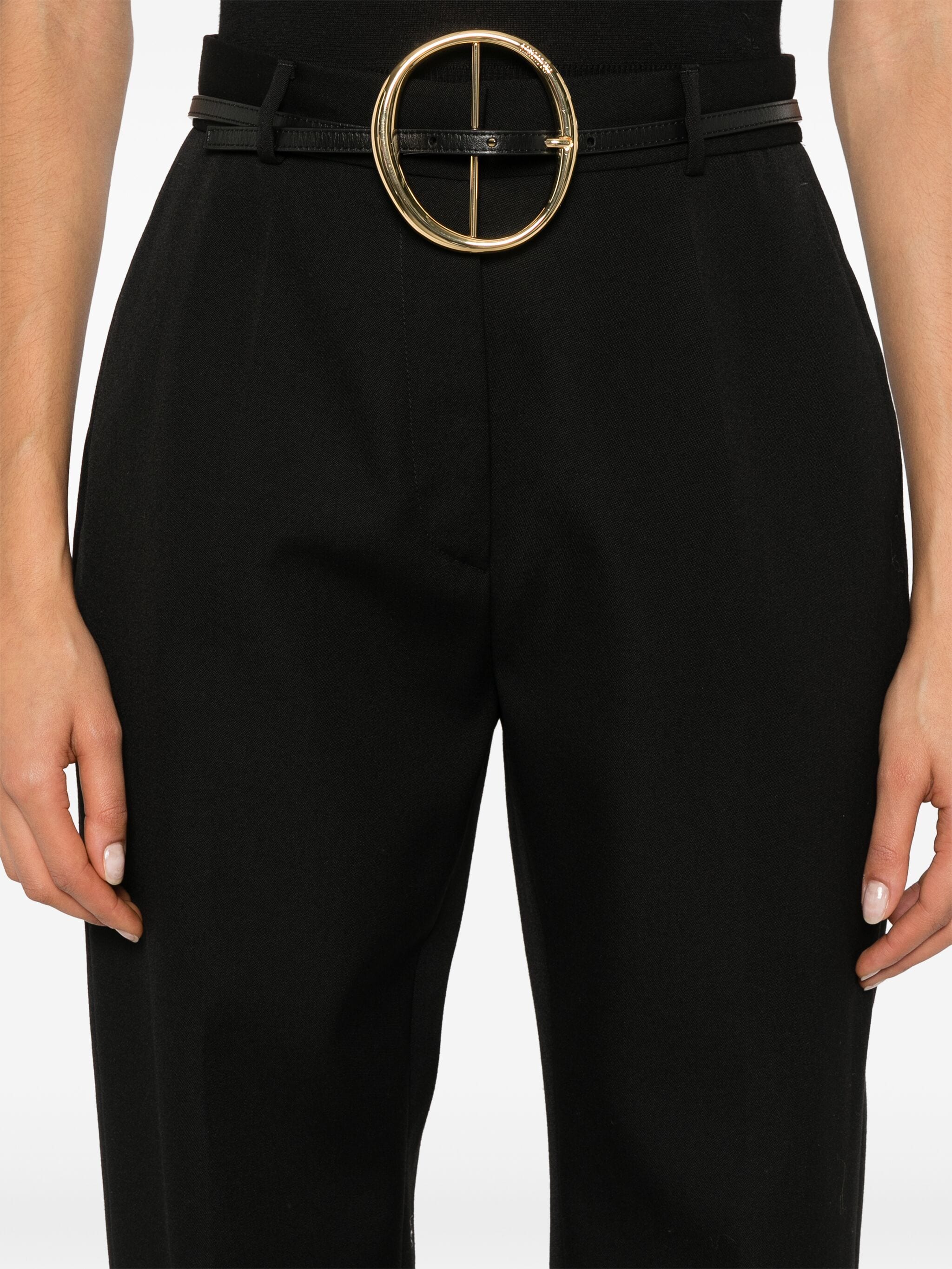 LANVIN Women's Tapered Wool Trousers - SS25