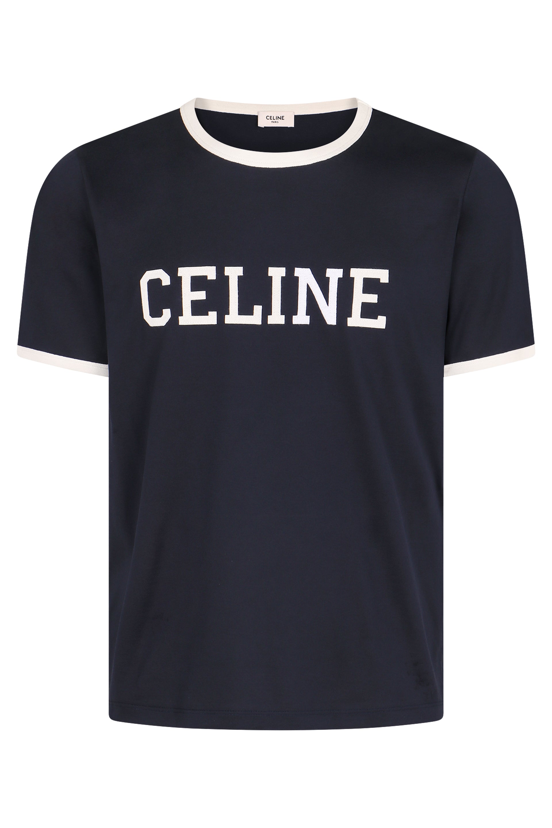 CELINE Logo Cotton T-Shirt for Men