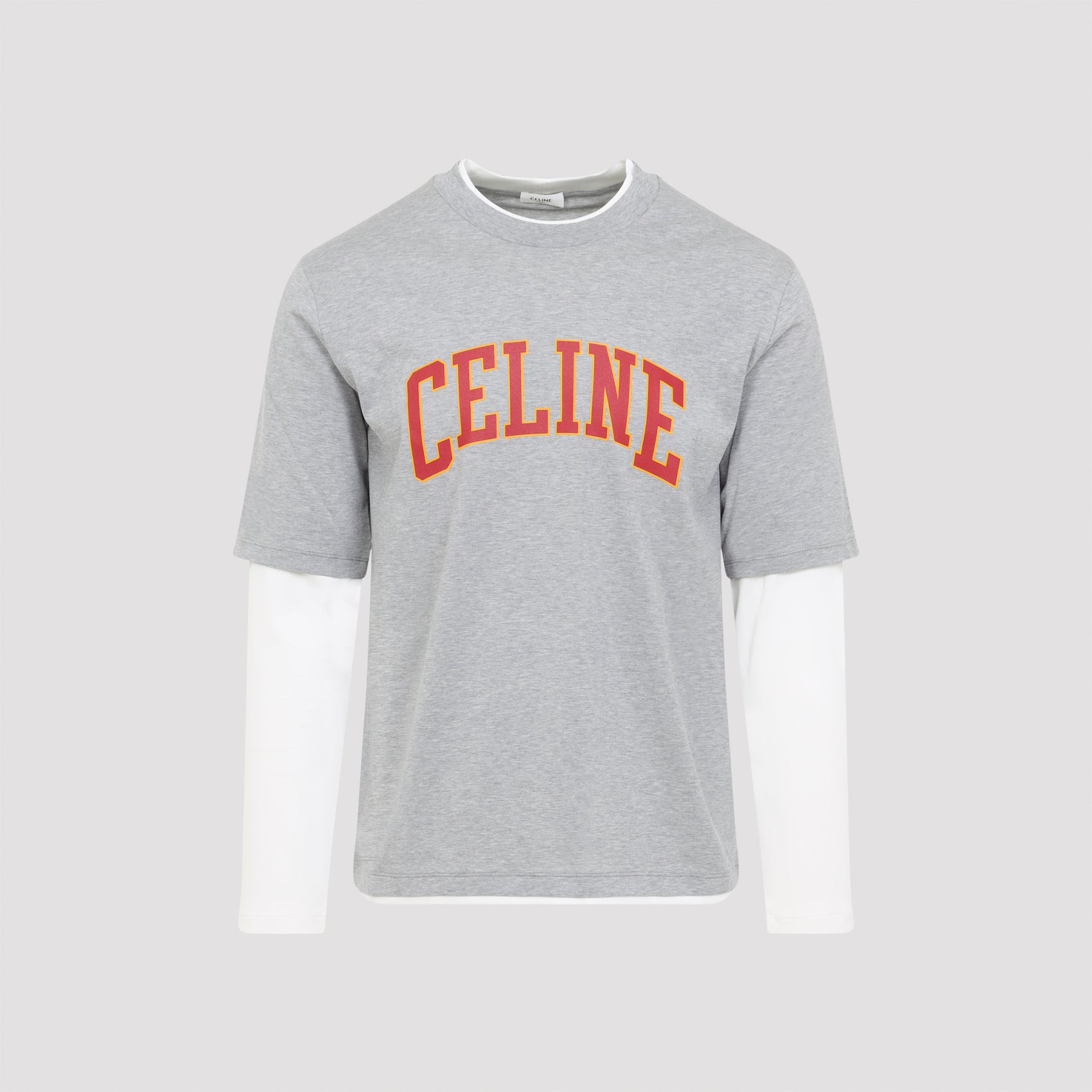 CELINE Long-Sleeved Cotton T-Shirt for Men