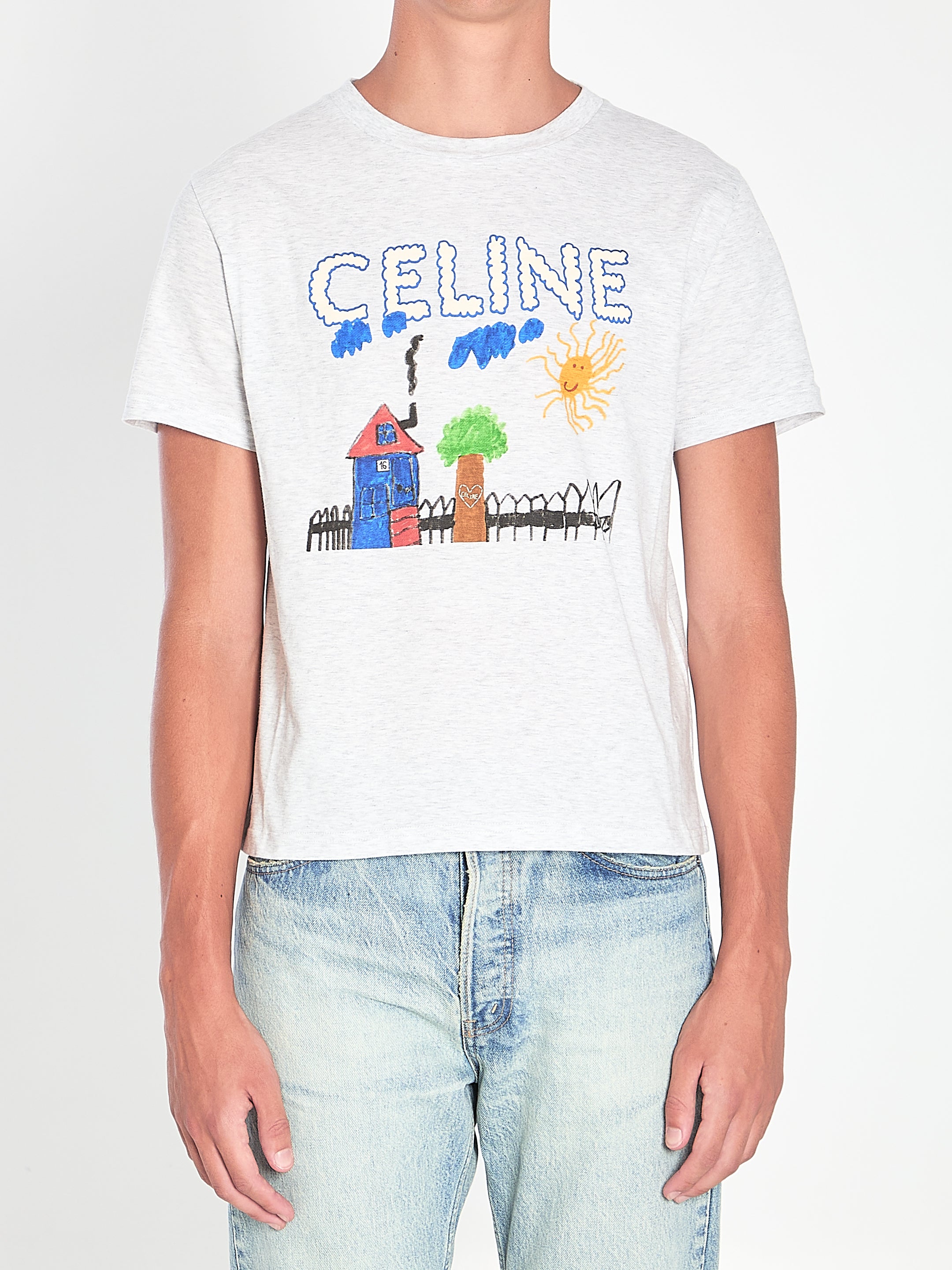 CELINE Limited Edition Printed T-Shirt - Size L