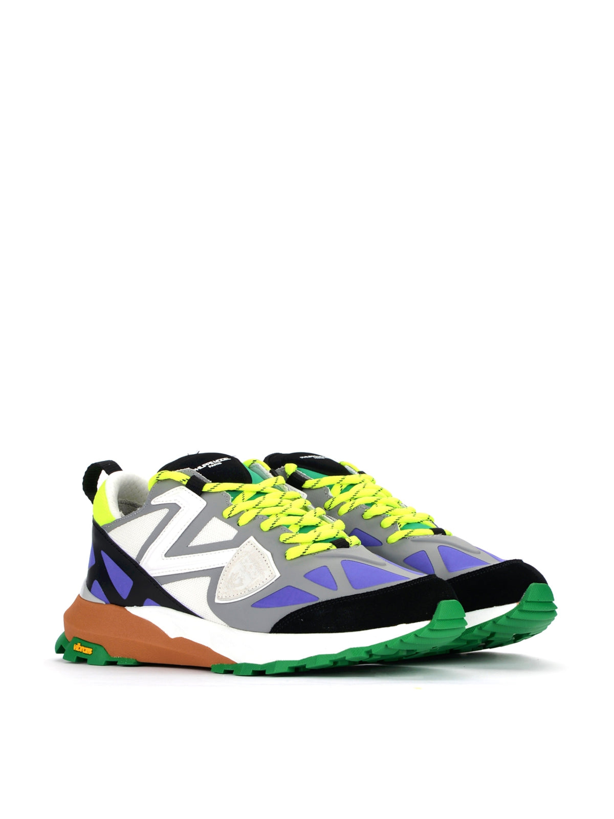 PHILIPPE MODEL PARIS Men's Low Profile Sneakers with Vibram Sole