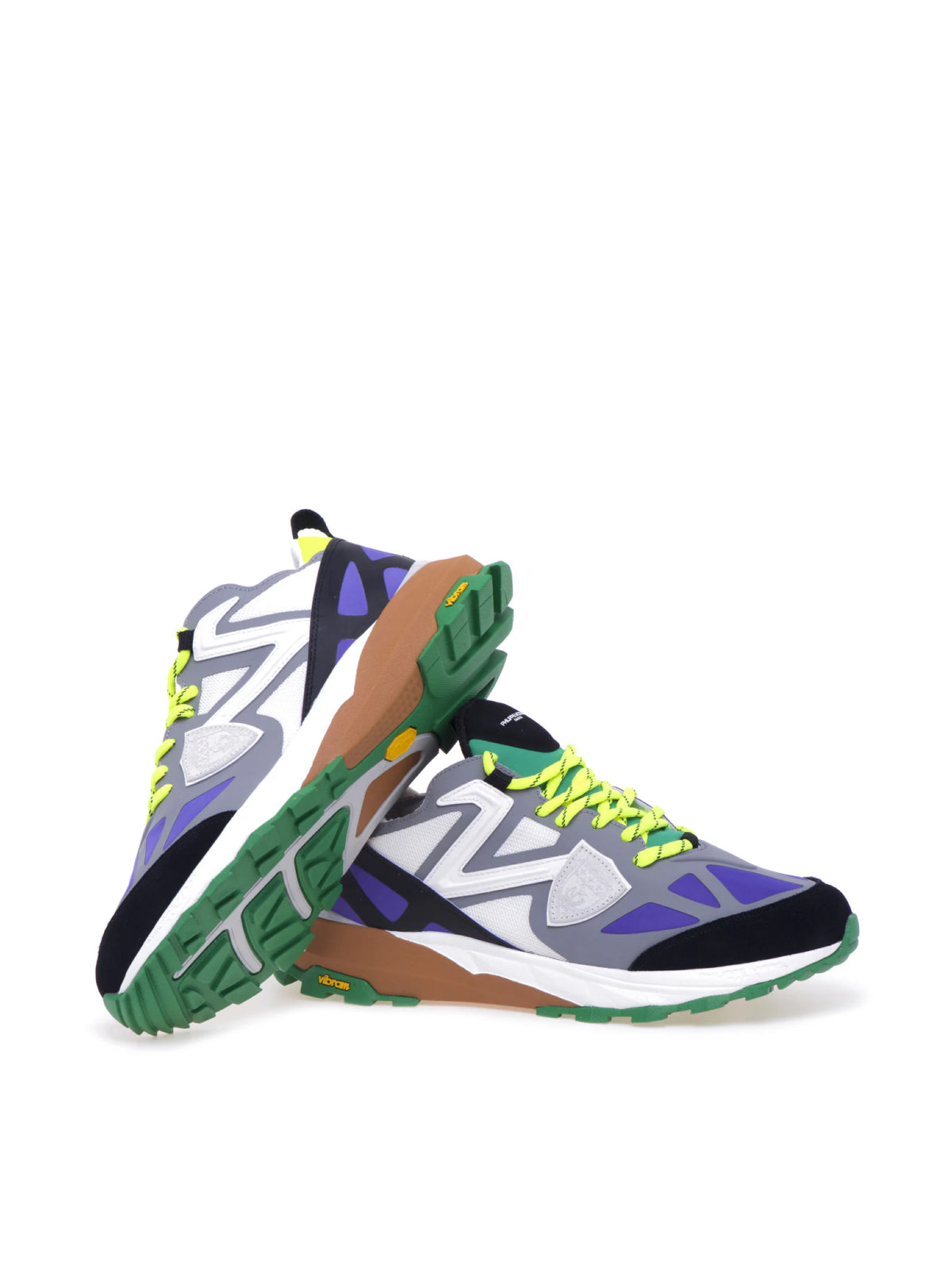 PHILIPPE MODEL PARIS Men's Low Profile Sneakers with Vibram Sole