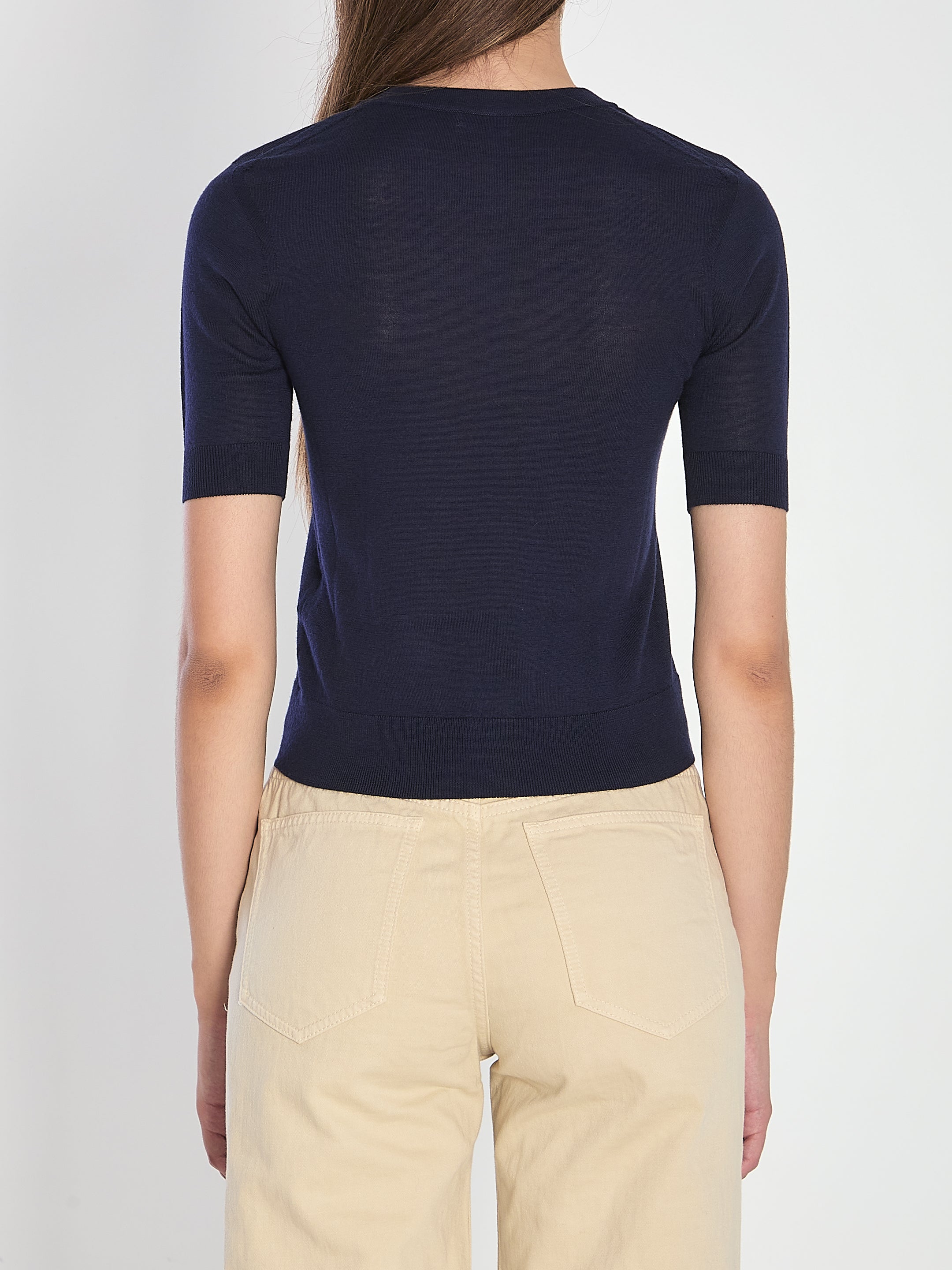 CELINE Mini Relaxed Fit Polo with Embossed Logo