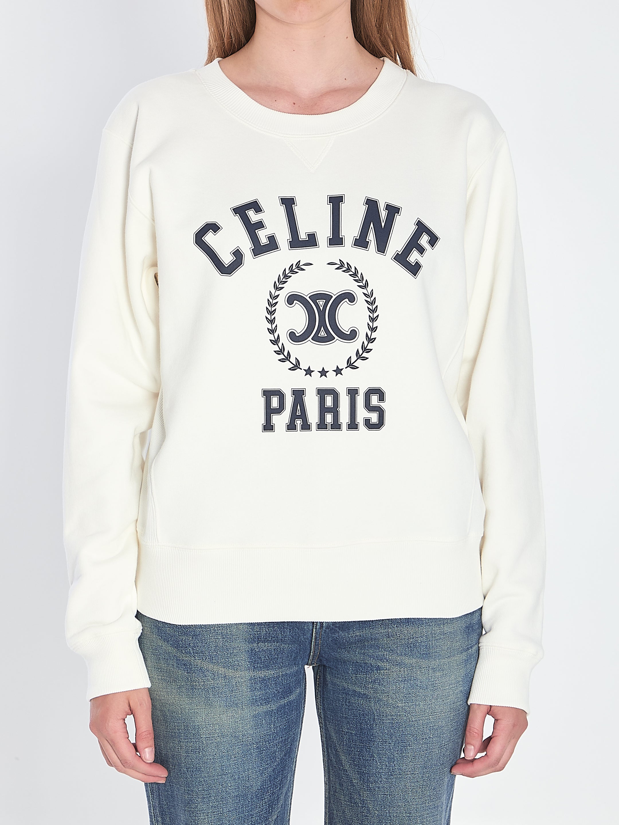 CELINE Classic Logo Sweatshirt - Size S
