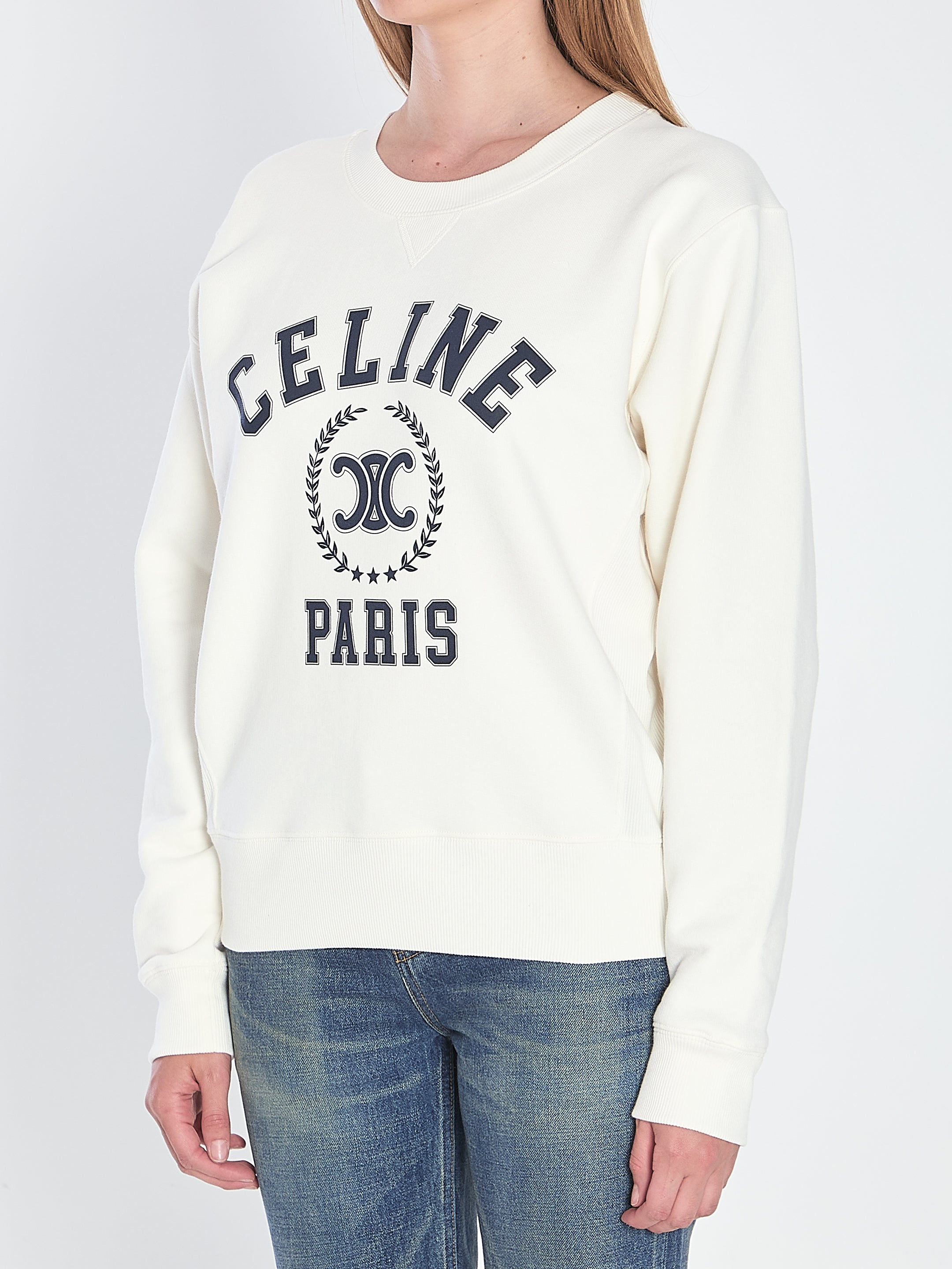 CELINE Classic Logo Sweatshirt - Size S