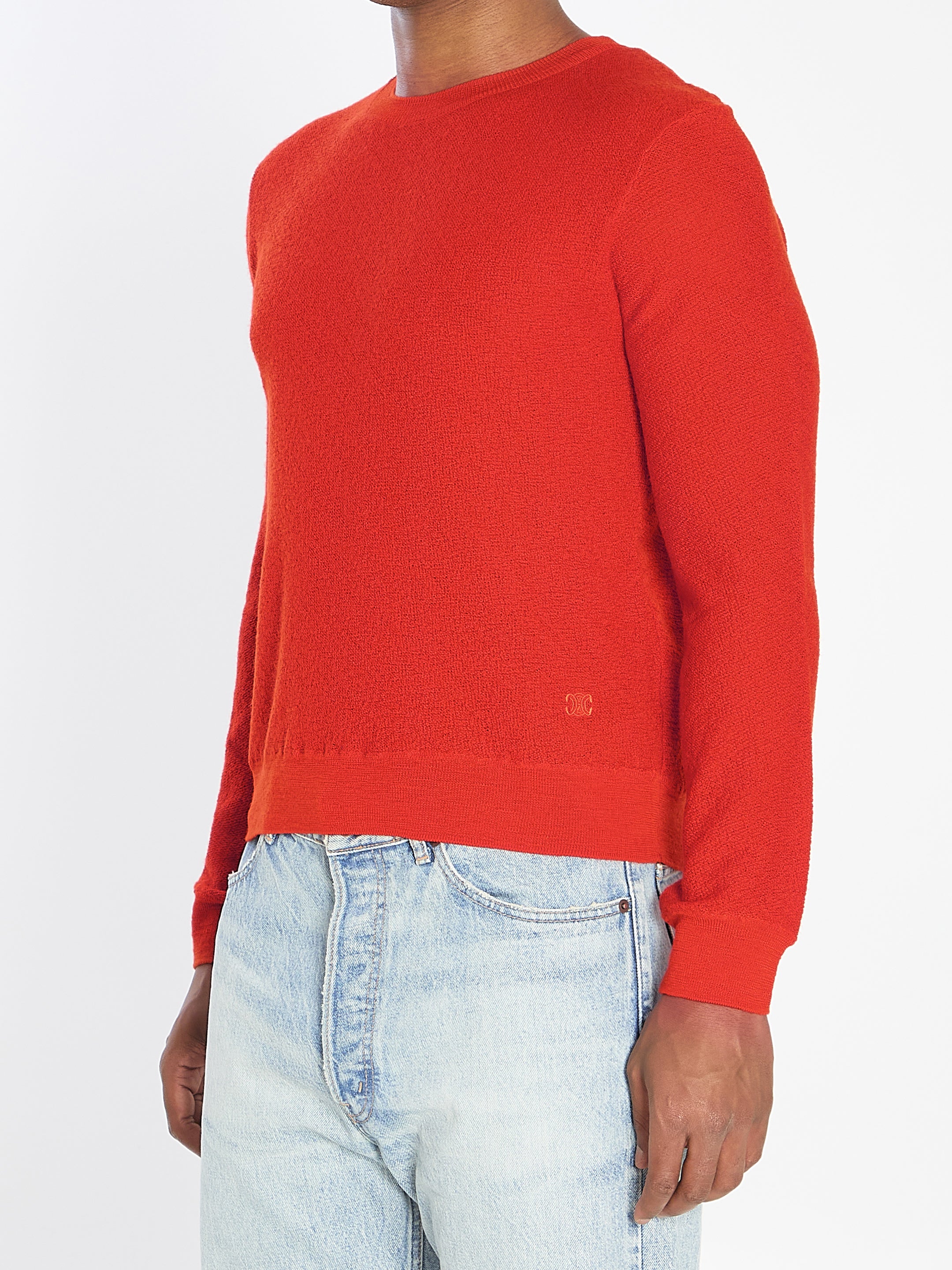 CELINE Crew Neck Sweater in Wool - Size L