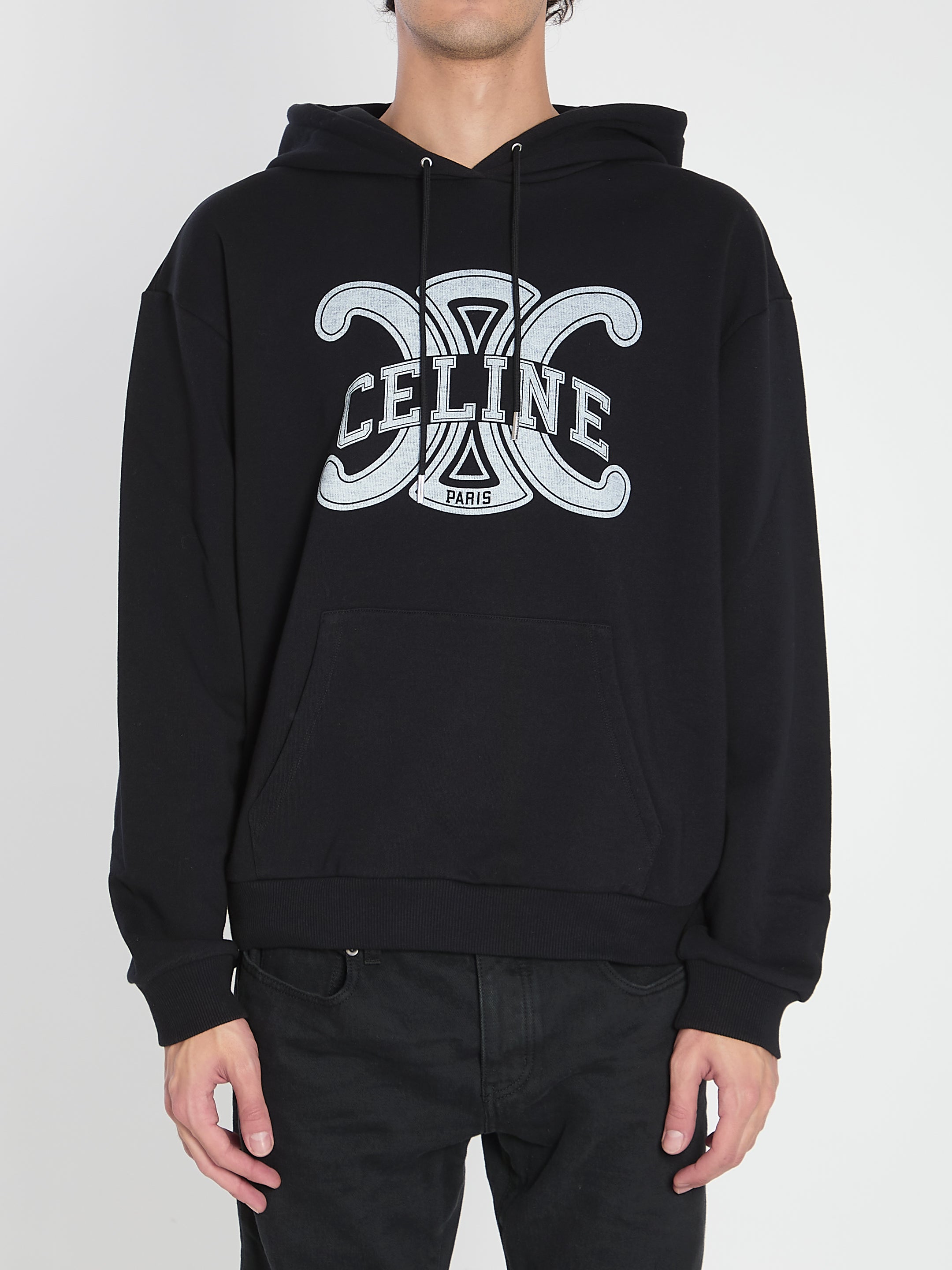 CELINE Triomphe Hoodie - Size L