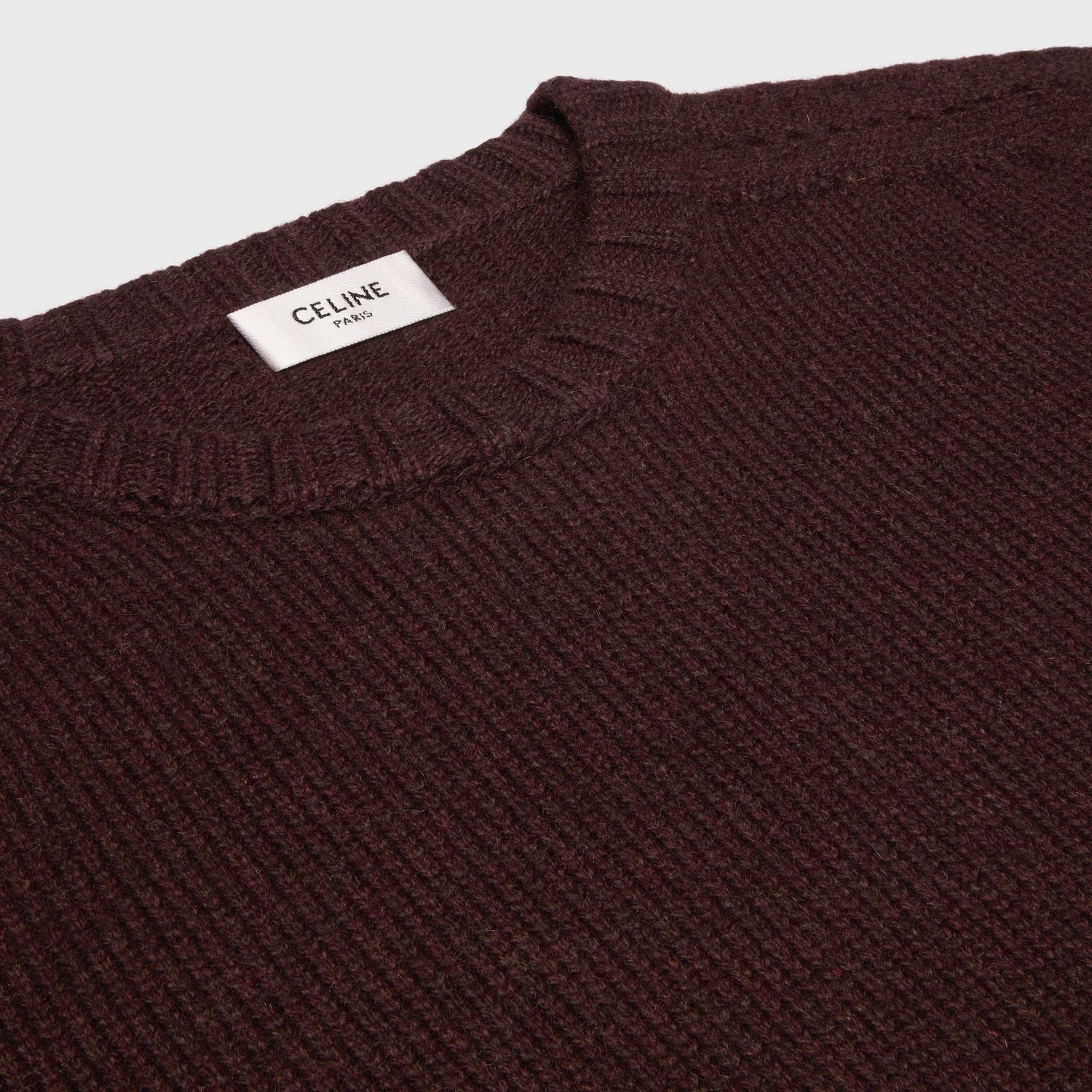 CELINE Seamless Cashmere Crewneck Sweater