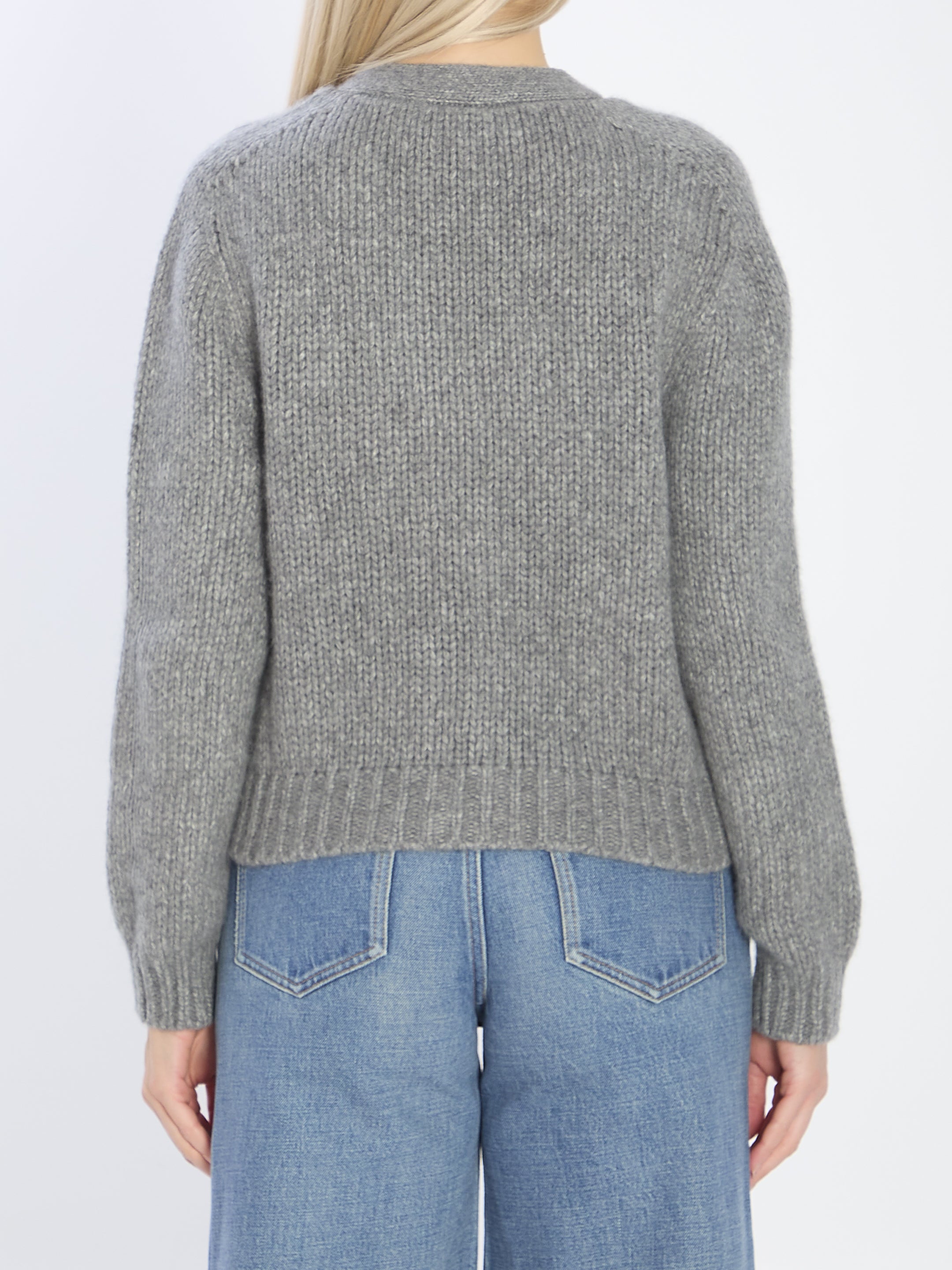 CELINE Mini Cashmere and Silk Blend Cardigan