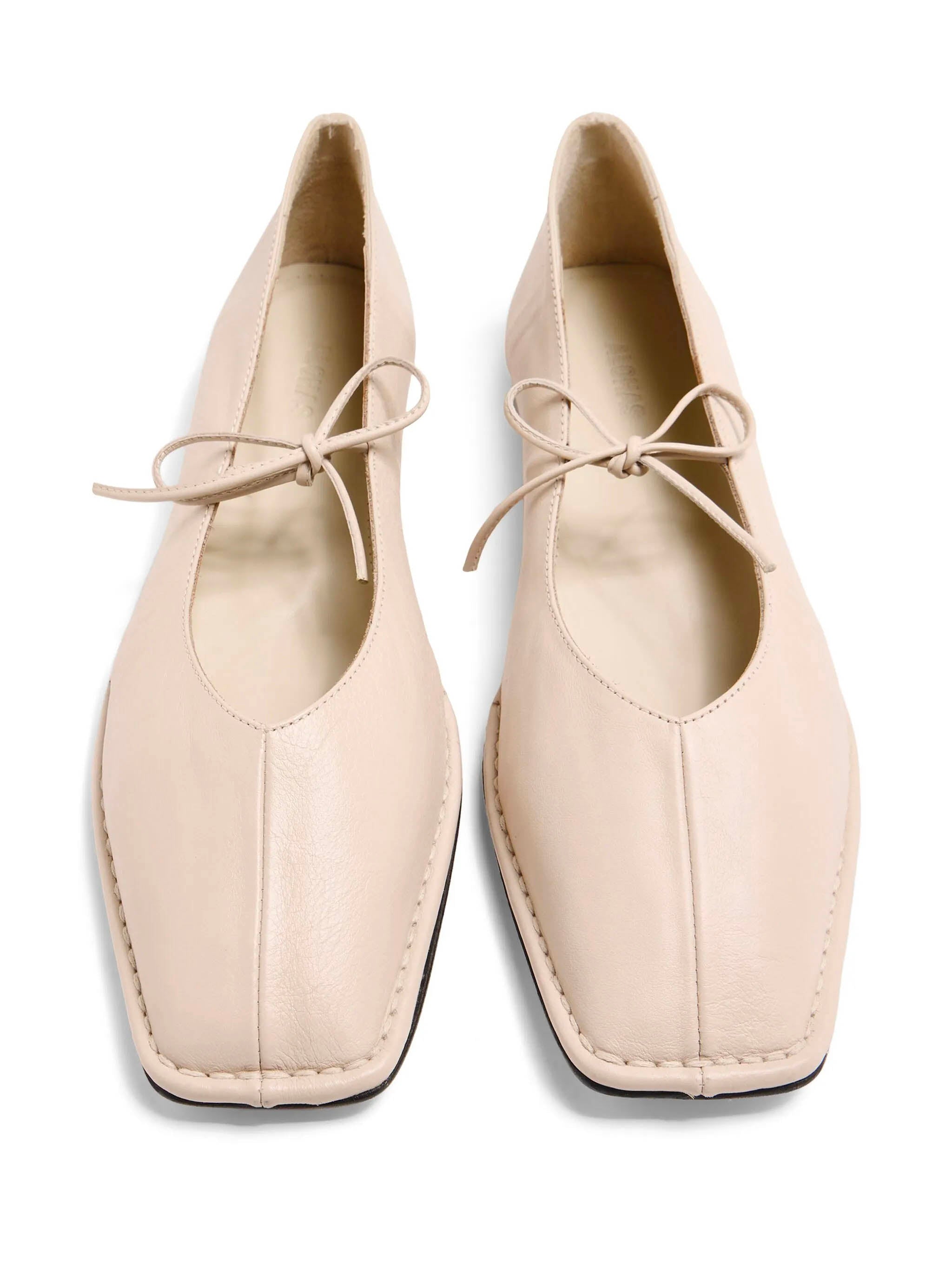 ALOHAS Sway Ballet Flats with Self-Tie Bow