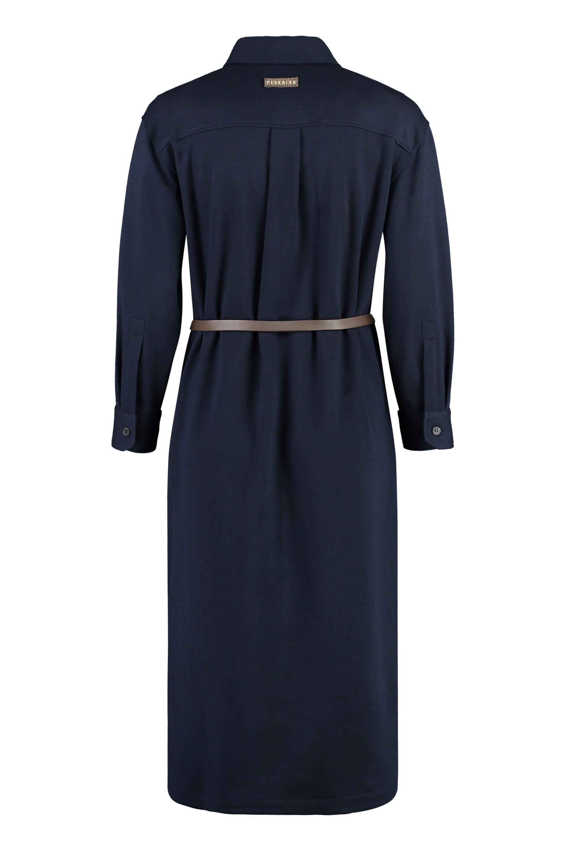 PESERICO Belted Shirtdress