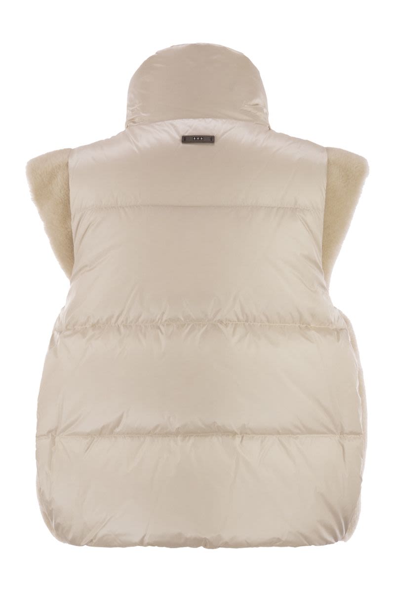 PESERICO Mini Down Vest with Wing Sleeves