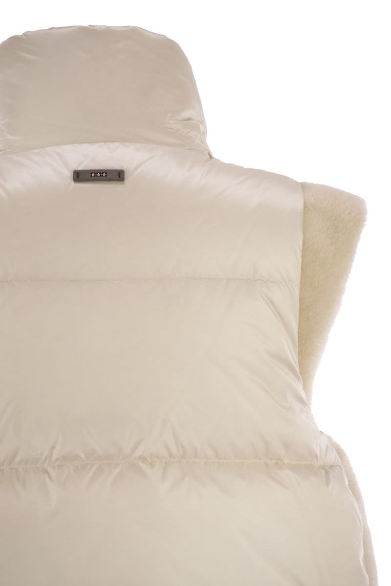 PESERICO Mini Down Vest with Wing Sleeves