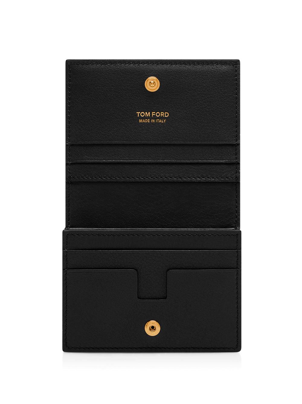 TOM FORD Mini Natural Grain Leather Padlock Wallet